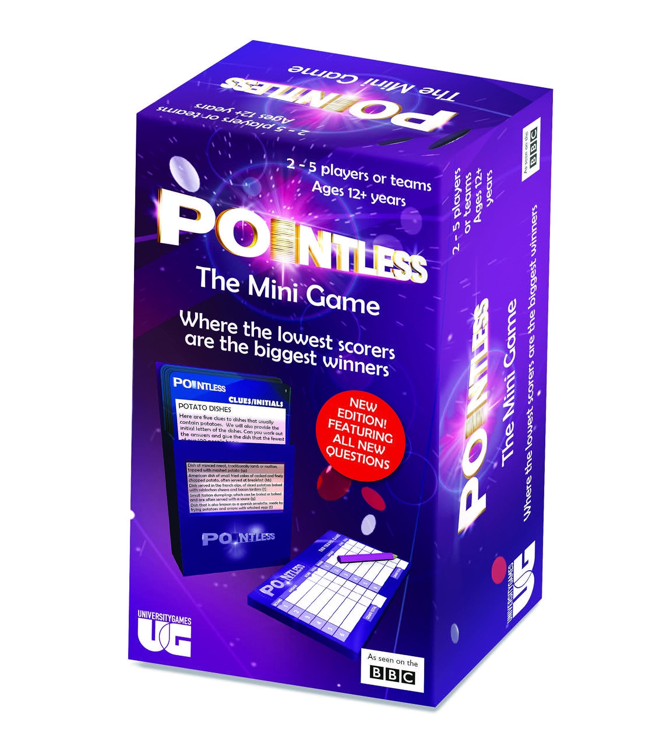 University Games Pointless The Mini Game, Purple