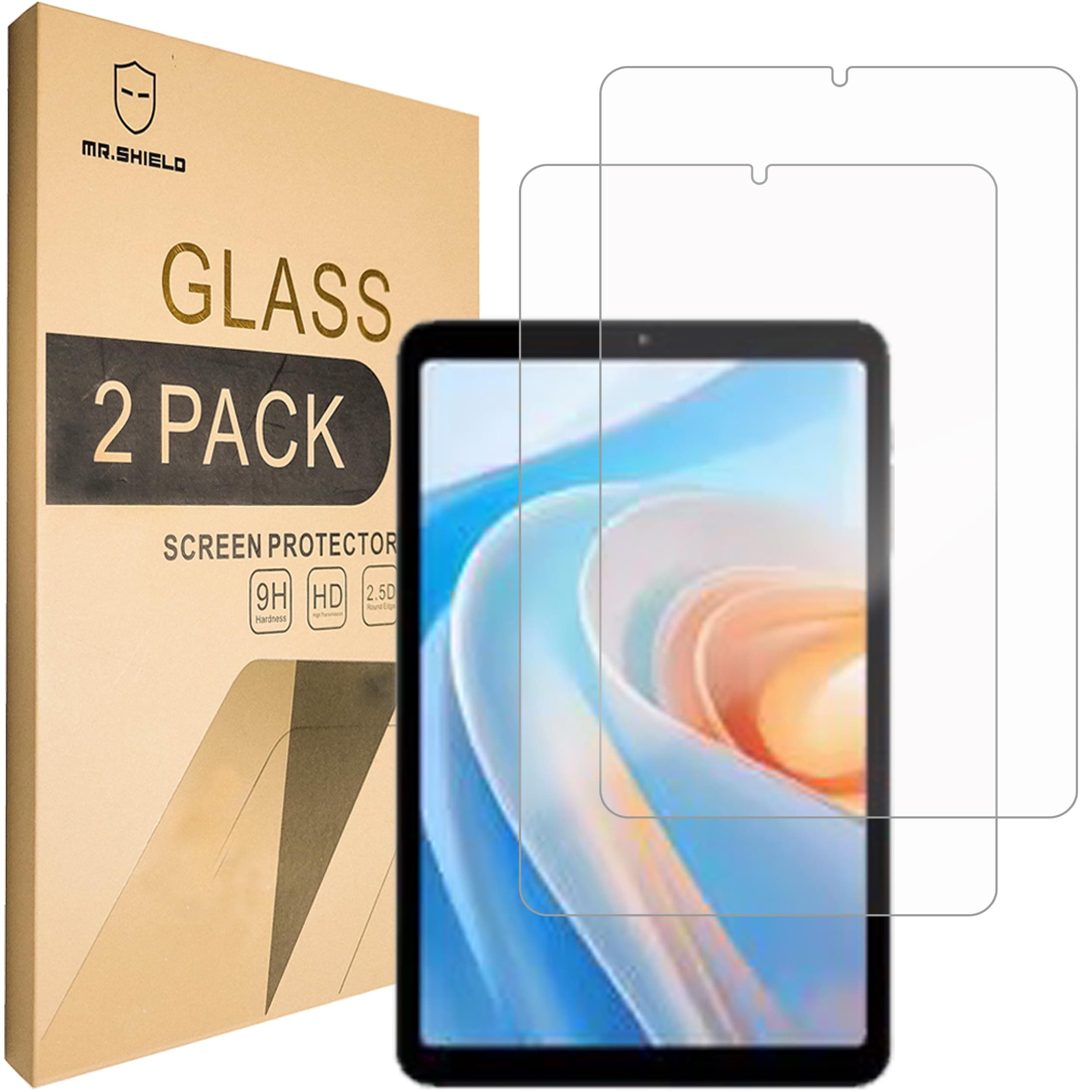 Mr.ShieldScreen Protector compatible with ALLDOCUBE iPlay 60 Mini Pro/iPlay 60 mini Turbo [Tempered Glass] [2-PACK] [Japan Glass with 9H Hardness]
