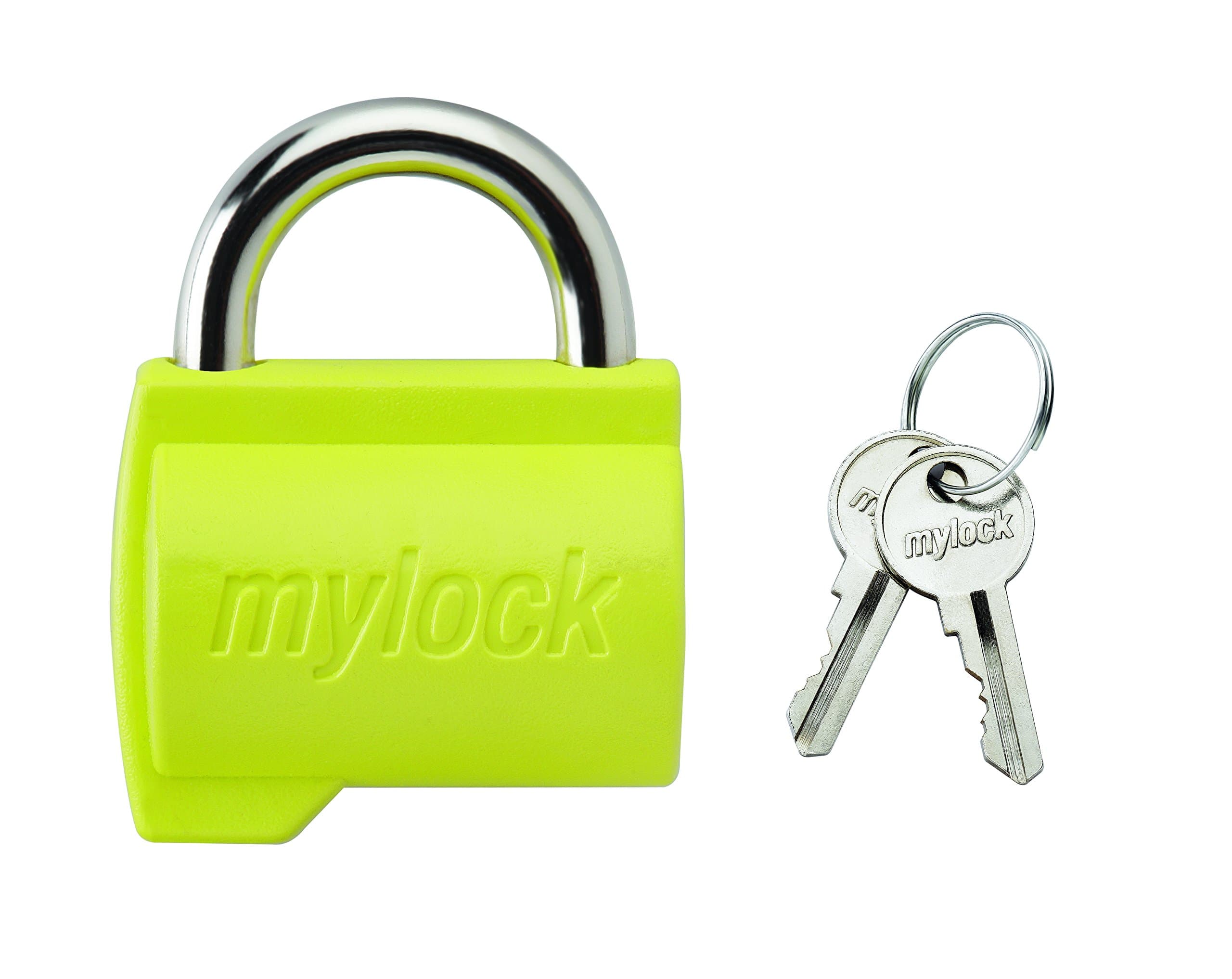 Godrej Locking Solutions and SystemsLocks I Mylock Candy I Bag Lock I 2 Keys I ABS Body I Citrus Green
