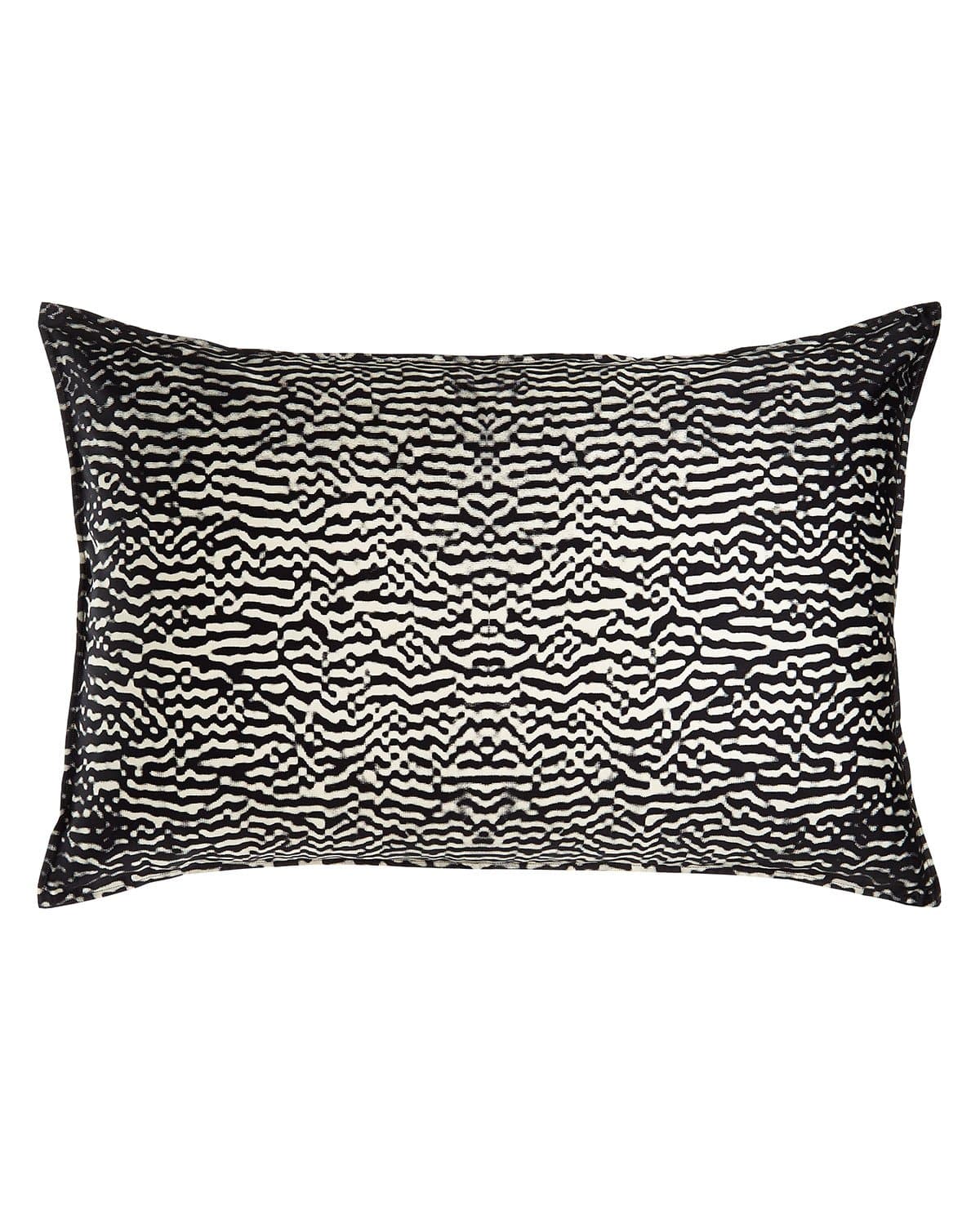 King Midnight Sham, BLACK/IVORY, Size: KING