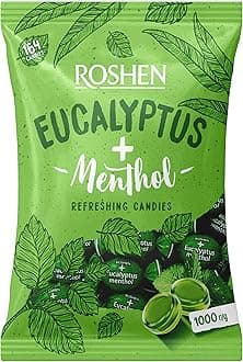Roshen Eucalyptus-Menthol Hard Candy 1kg/2.204lb