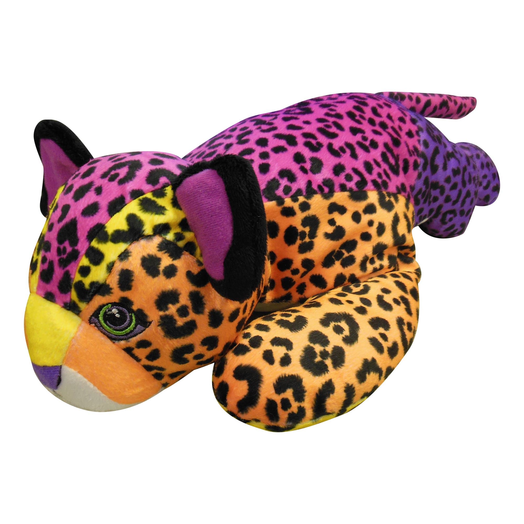 Lisa Frank Colorful Cat Cuddle Pillow