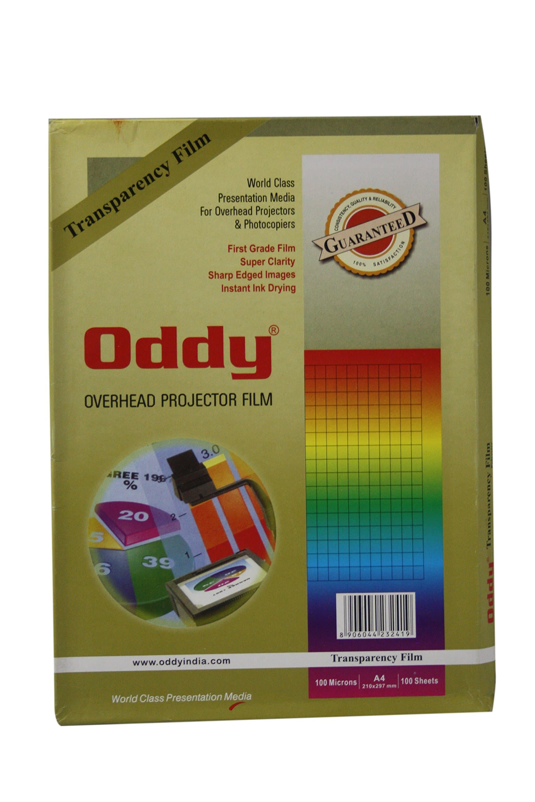 Oddy OHP Sheets - Pack of 100