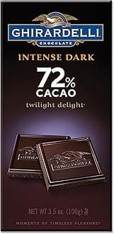 Intense Dark 72% Cacao Twilight Delight Chocolate Bar, 100g