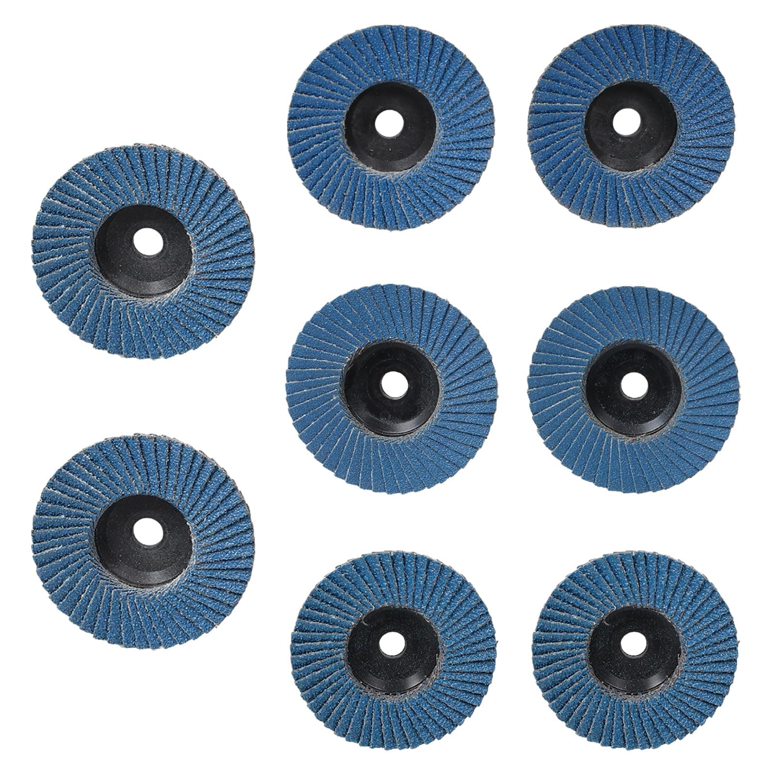 8 Pcs Flap Discs 76mm Mixed Grit 40/60/80/120 Zirconia Grinding Wheel Sanding Discs for Angle Grinder to Sanding Grinding Metal Wood Stainless Steel