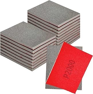 Sanding Sponge Set, 20 Pcs 2000 Grit Sanding Block Pads Dry Wet Sanding Sponge Soft Foam Fine Drywall Sandpaper for Crafts Furniture Wood Model Drywall Metal Rust Removal Polishing