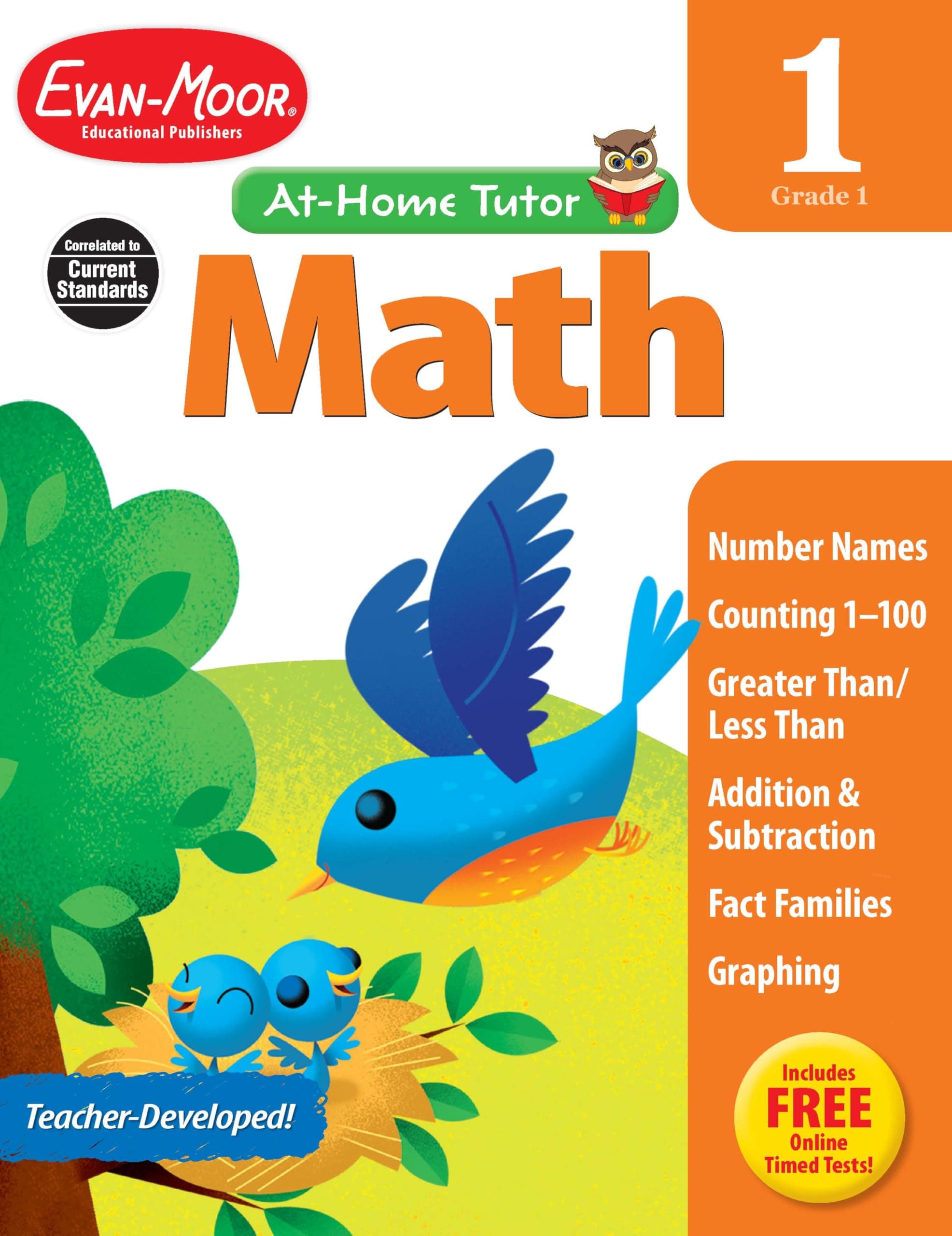 At Home Tutor Math, Grade 1