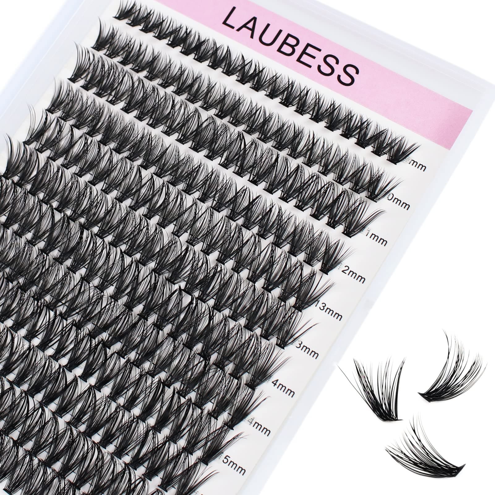- Cluster Lashes 40D Eyelash Clusters Mixed Tray Wispy Lash Clusters Extensions D Cluster Eyelash Extensions Individual Lashes DIY Lash Extension (40D-0.07D-9-16mm)