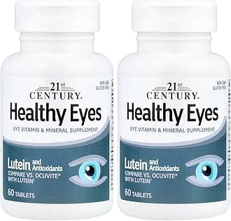 Healthy Eyes with Lutein Tablets White (27452) 60 Count (Pack of 2)