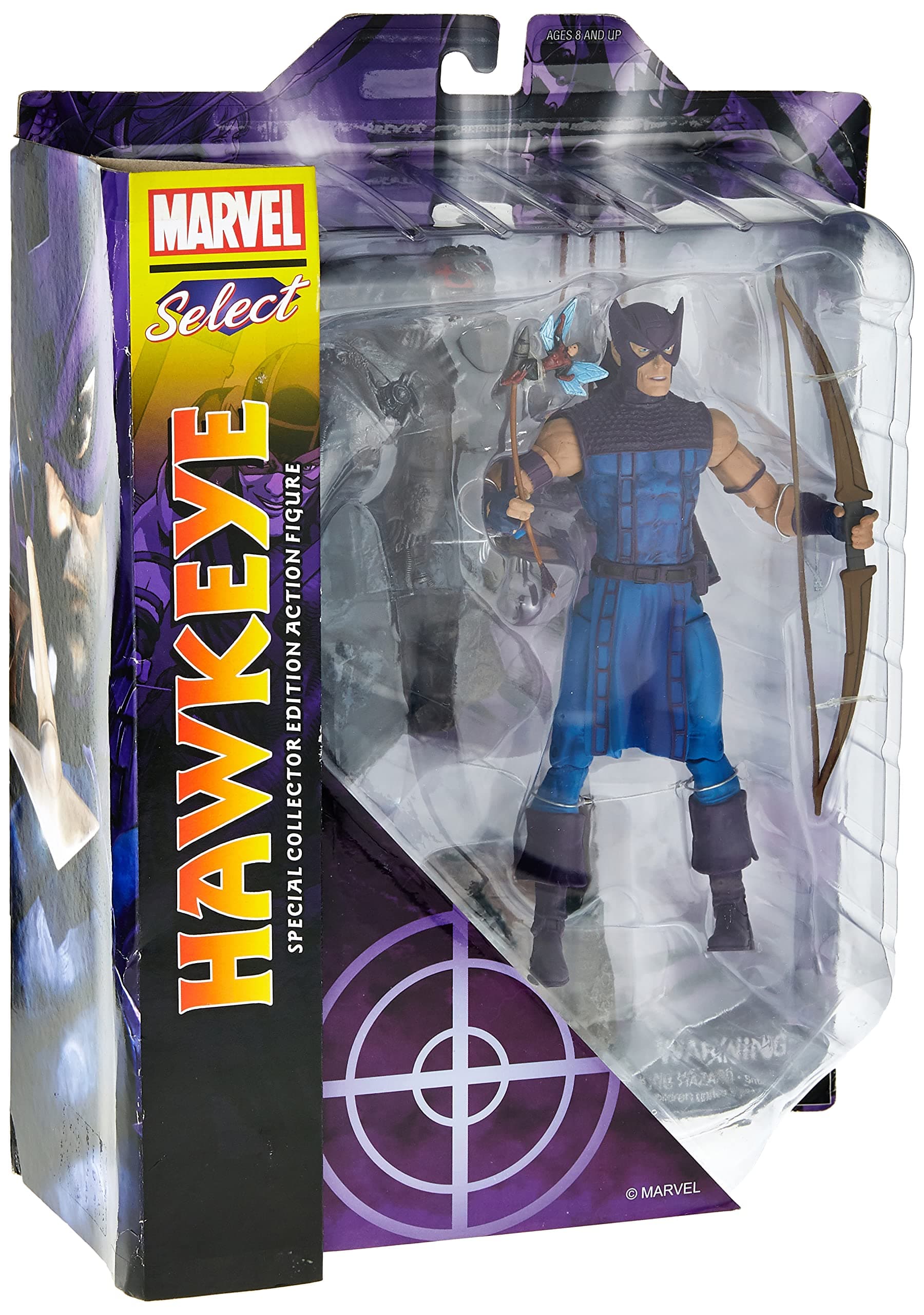 DIAMOND SELECT TOYS Marvel Classic Hawkeye Action Figure