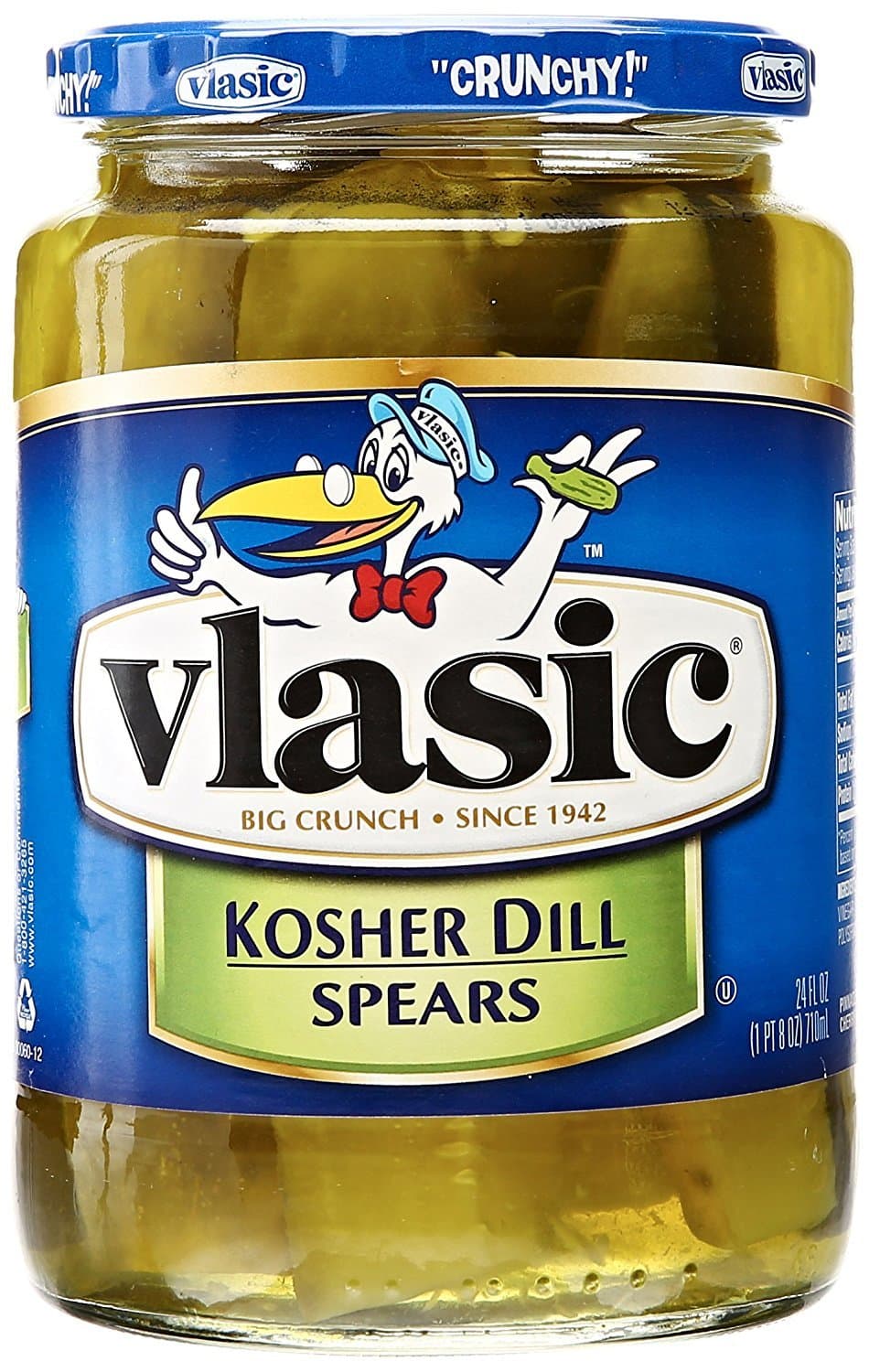 Vlasic Kosher Dill Spears 710ml (Pack of 1)