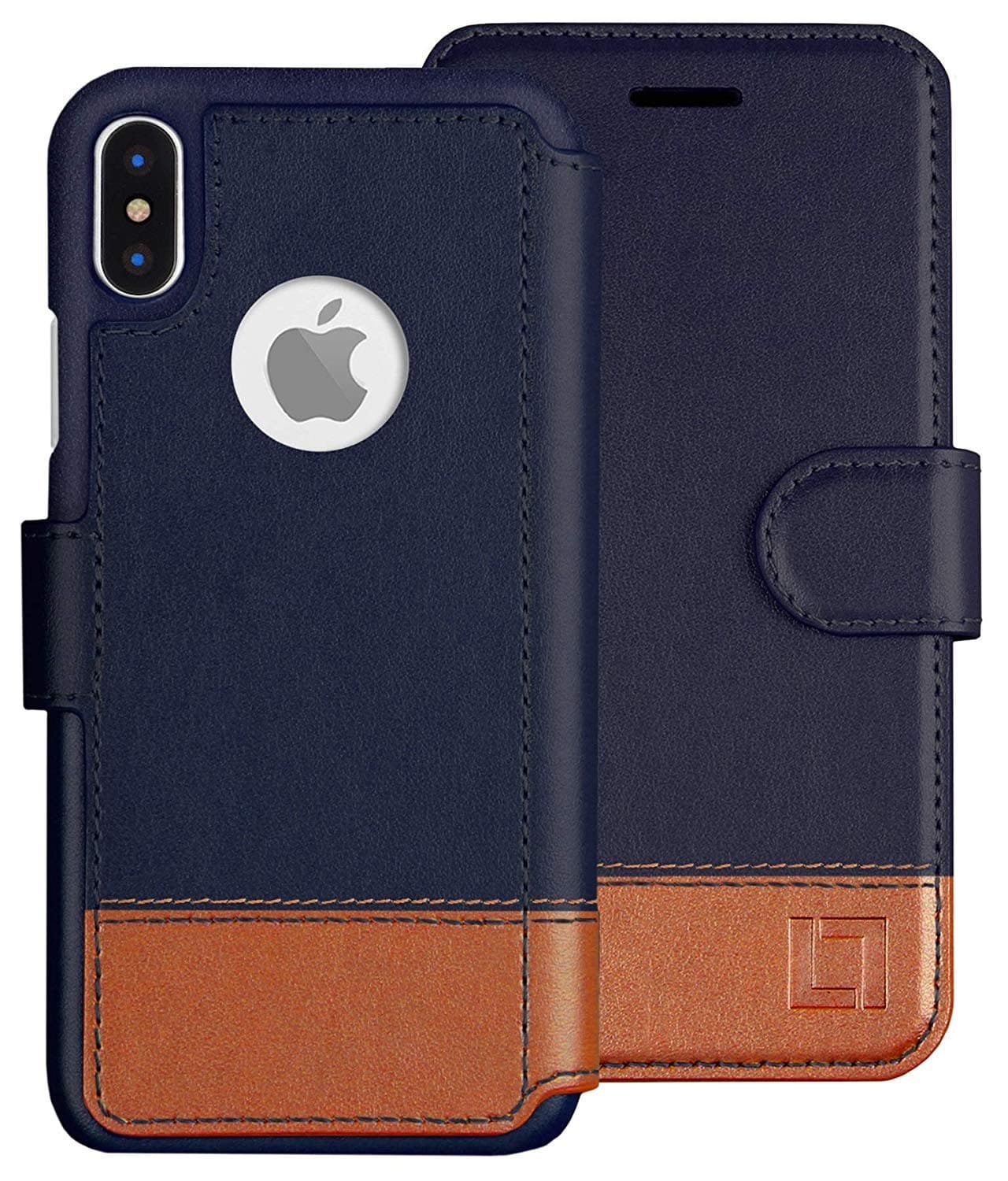 LUPA iPhone Xs Max Wallet Case -Slim & Lightweight iPhone Xs Max Flip Case with Credit Card Holder - iPhone Xs Max Wallet Case for Women & Men - Faux Leather iPhone Xs Max Purse Cases – Desert Sky