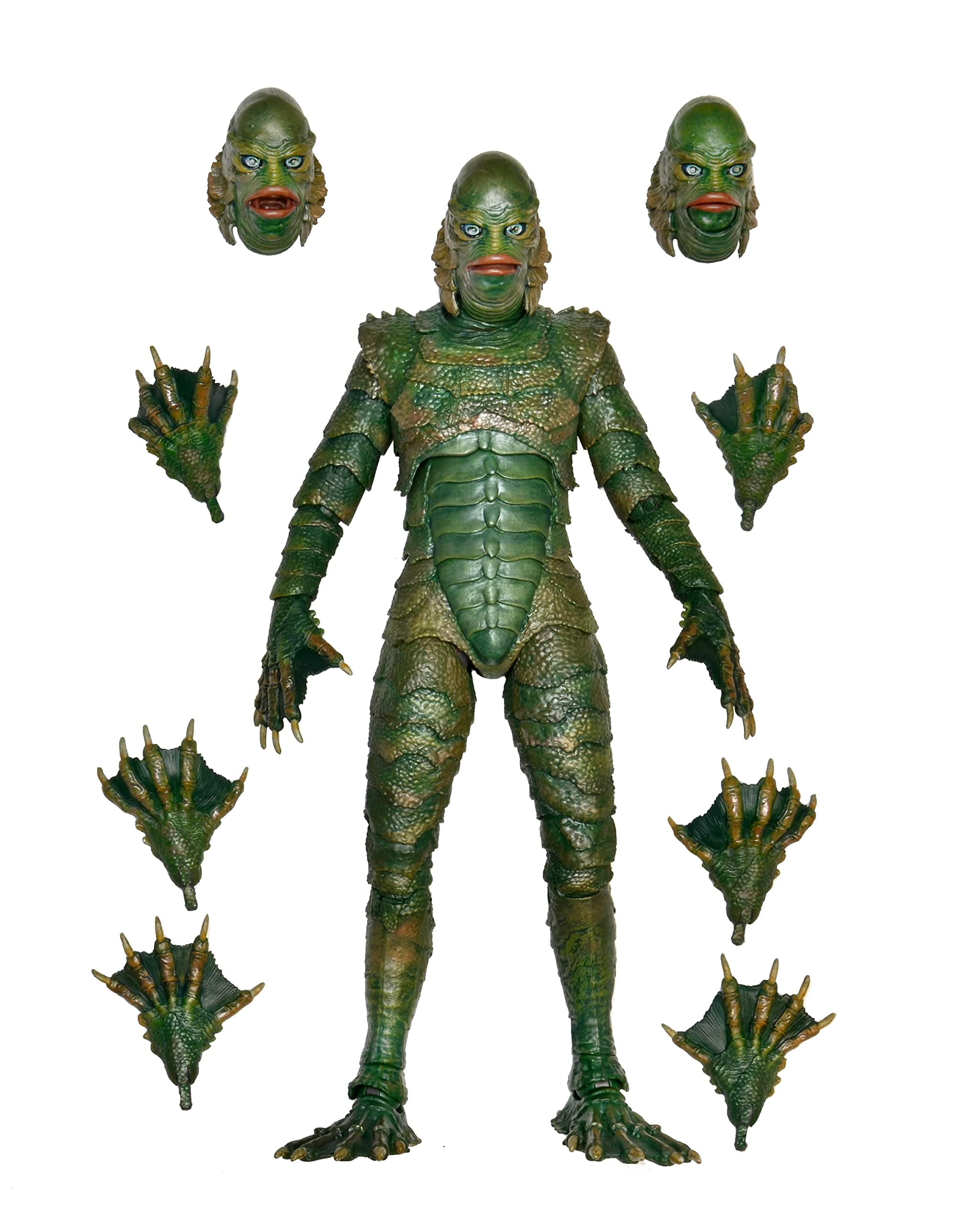 NECA - Universal Monsters - 7” Scale Action Figure – 7" Ultimate Creature from the Black Lagoon (Color)