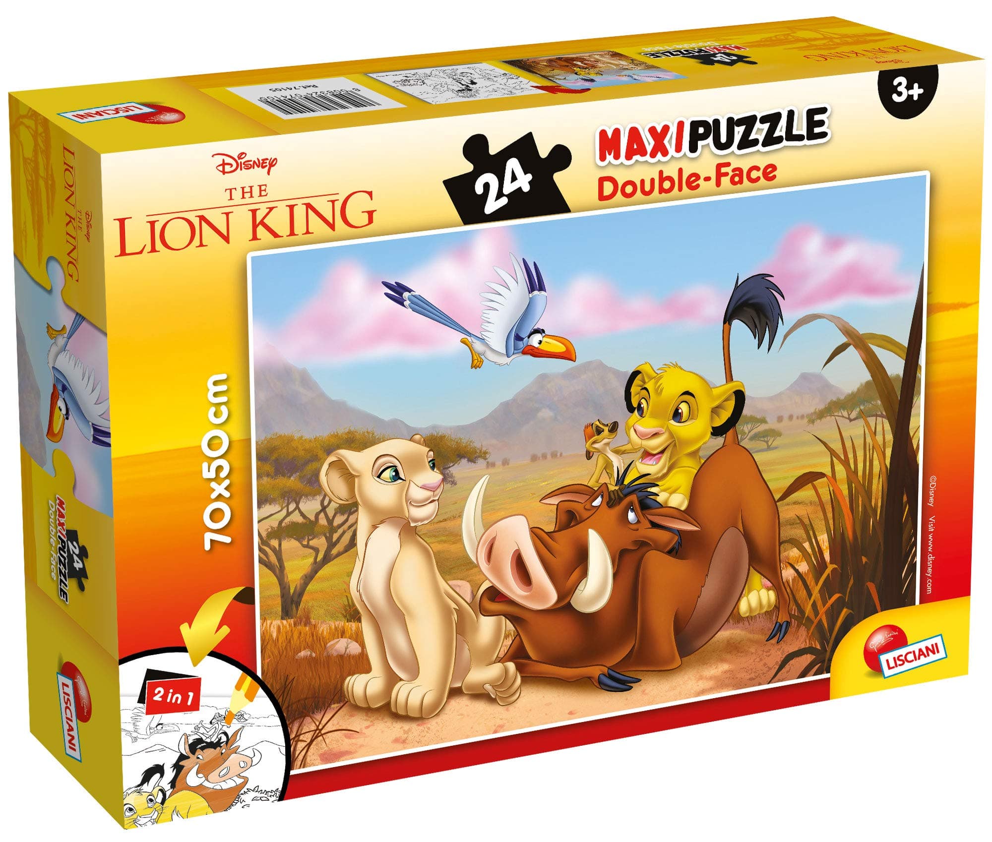 Lisciani 74105 Lion King PUZZLE, Multicolour
