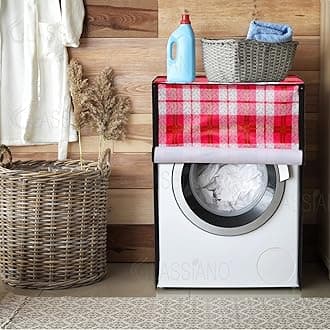 Glassiano Fully Automatic Front Load Waterproof Washing Machine Cover for Samsung/ IFB/ LG/ Godrej/ Whirlpool/ Bosch/ 8 Kg, 8.2 Kg, 8.5 Kg, 9 kg, 9.2 Kg, 9.5 Kg