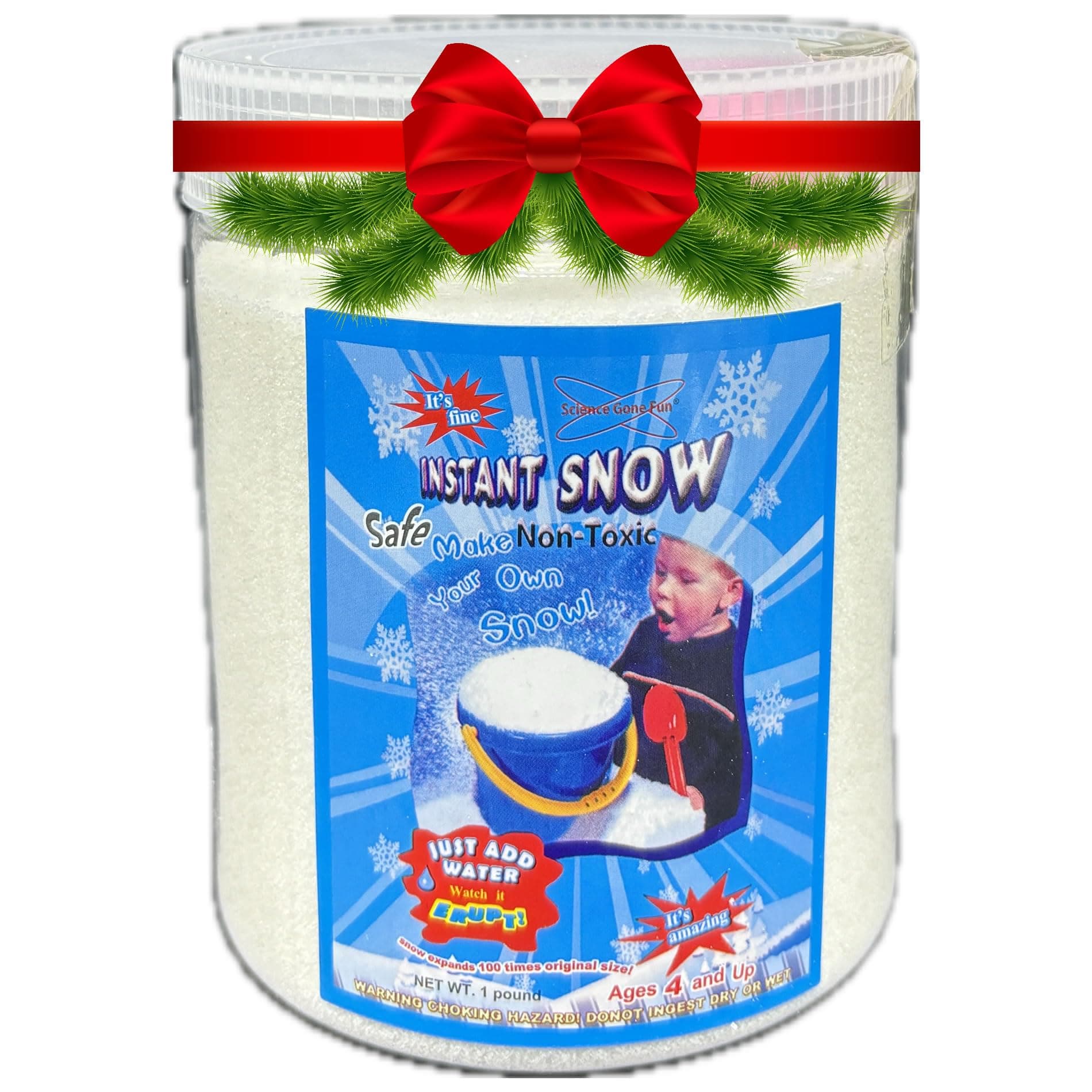 Magic Trick With 0.5kg Instant Snow Will Make 30.3ls