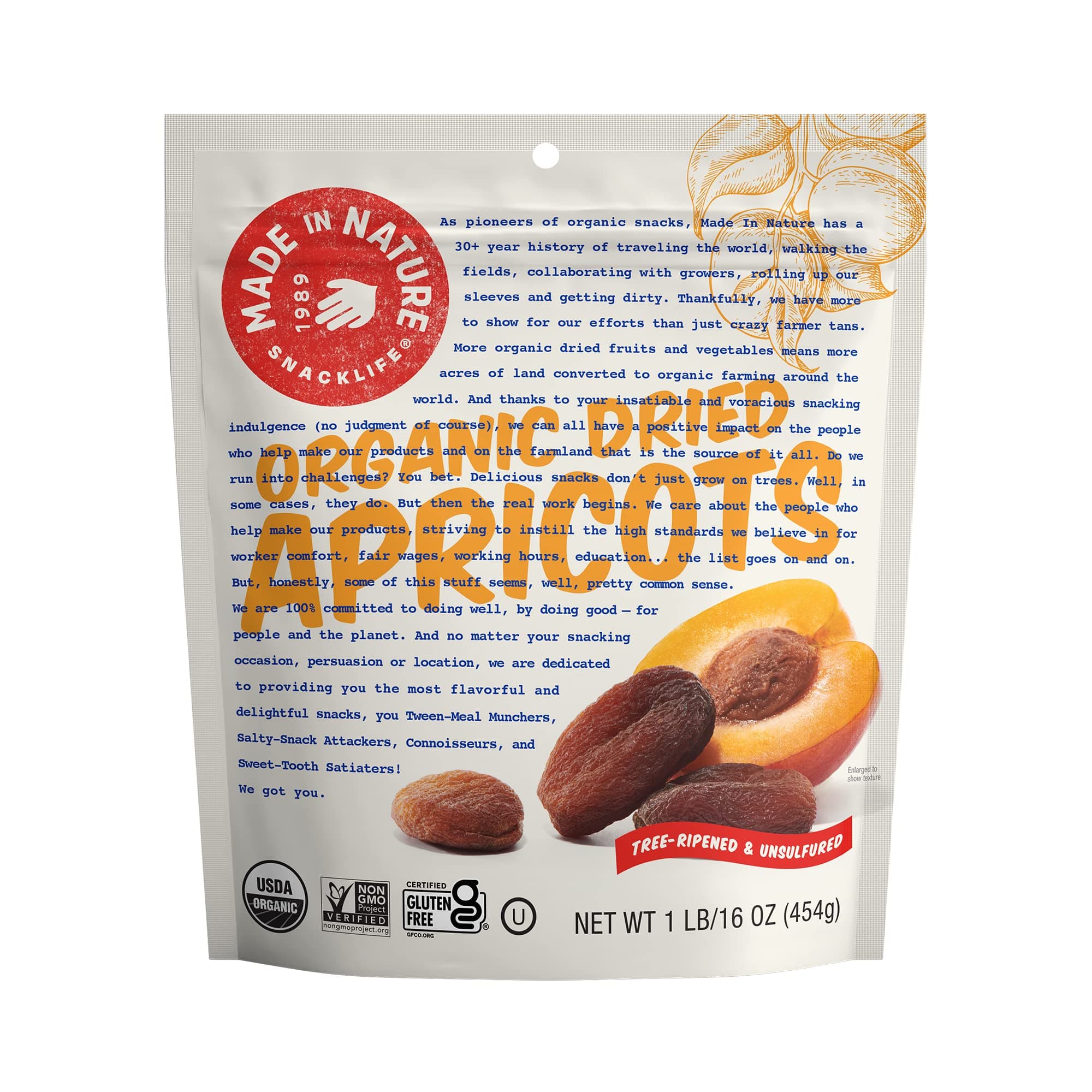 Organic Dried Apricots
