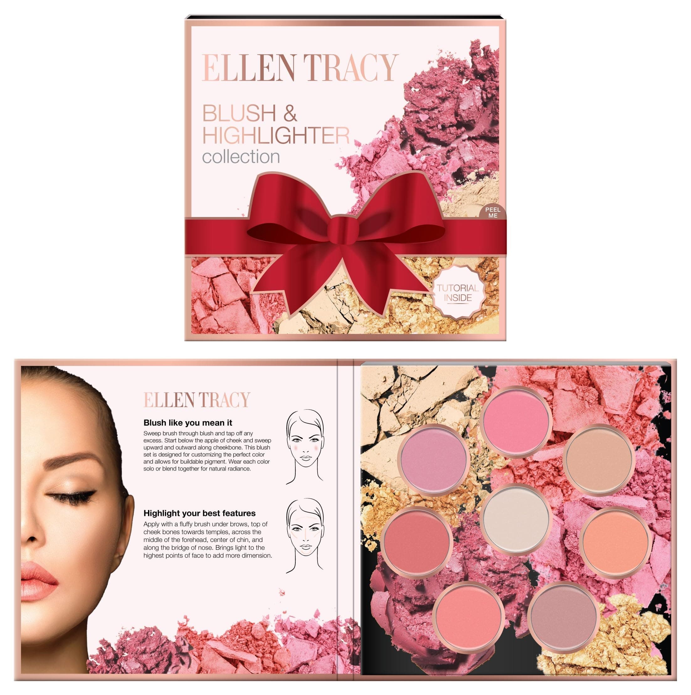 Ellen Tracy Blush and Highlight Palette