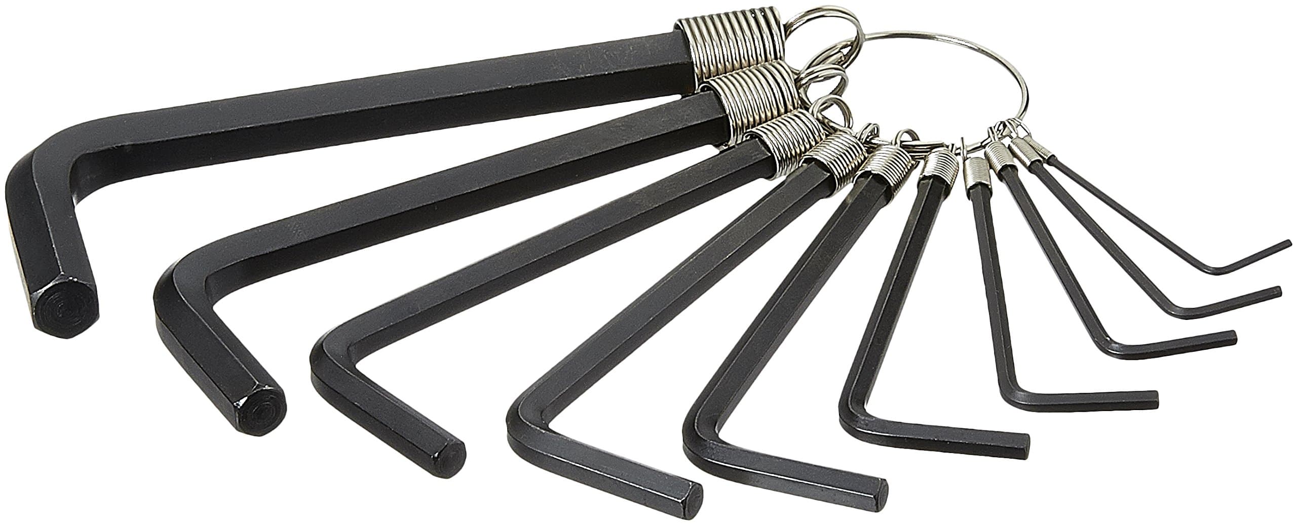 STMT69213-8 Metric Hex Key Ring Set Black Phosphate (10pc) 430g