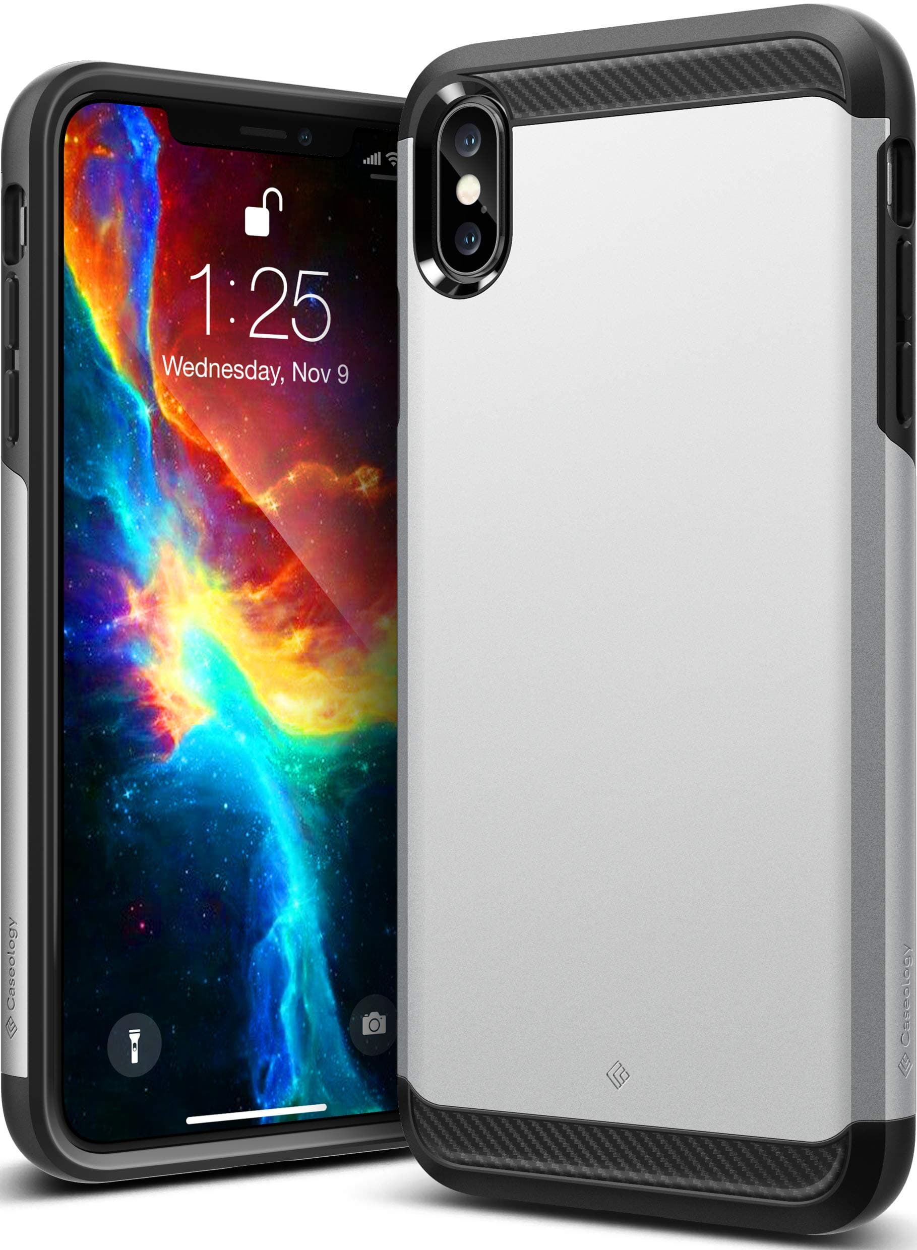 CaseologyLegion Case Etui iPhone Xs Max (Silver)