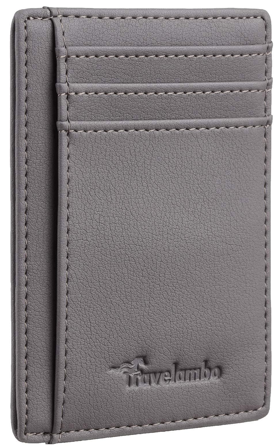 Front Pocket Minimalist Leather Slim Wallet RFID Blocking Medium Size