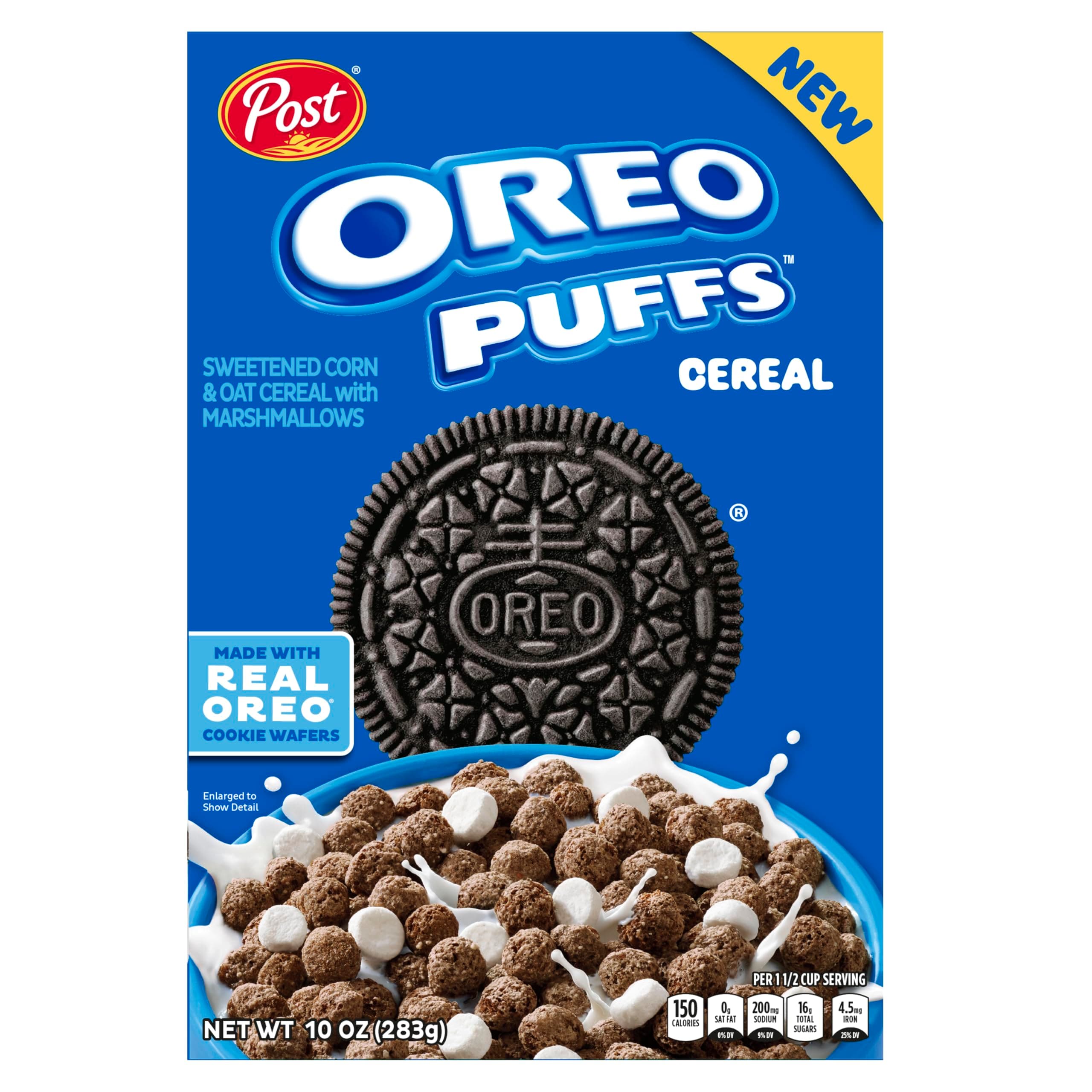 Oreo Puff Breakfast Cereal, 10oz Box