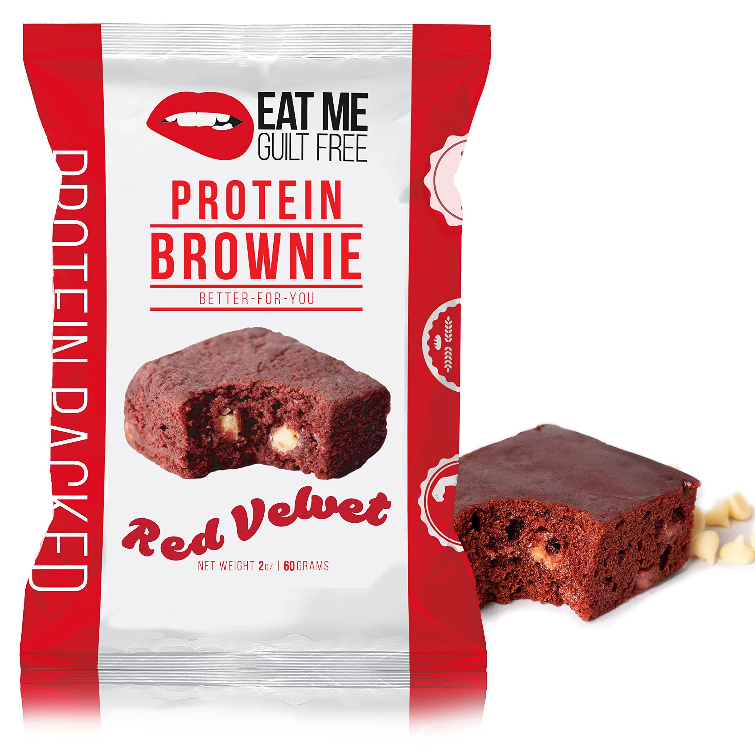 Red Velvet Protein Brownie
