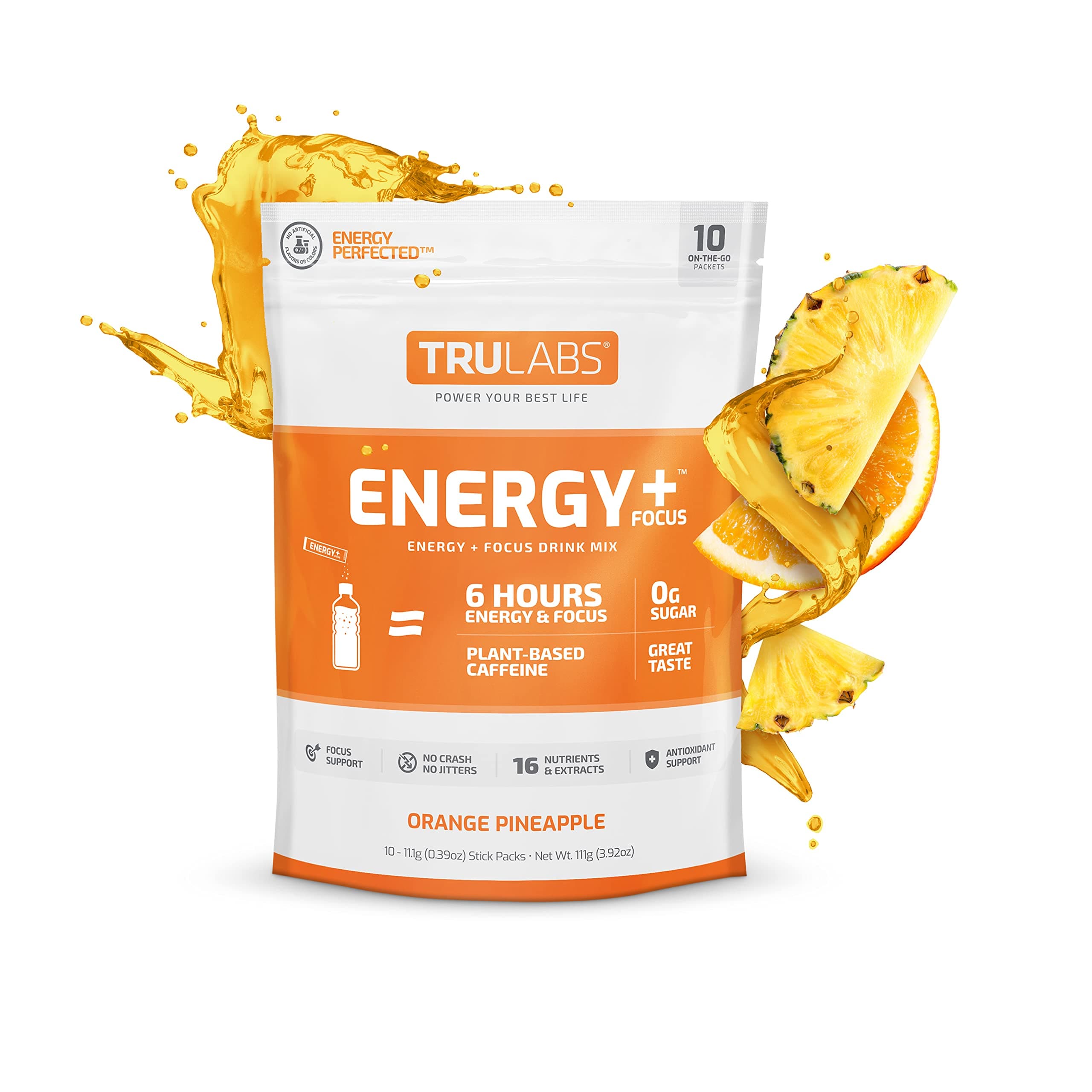 TruLabs Energy + Focus Orange Pineapple