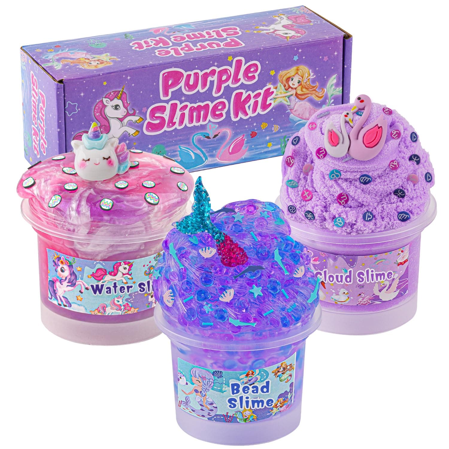 Purple Slime Kit 3 Pack