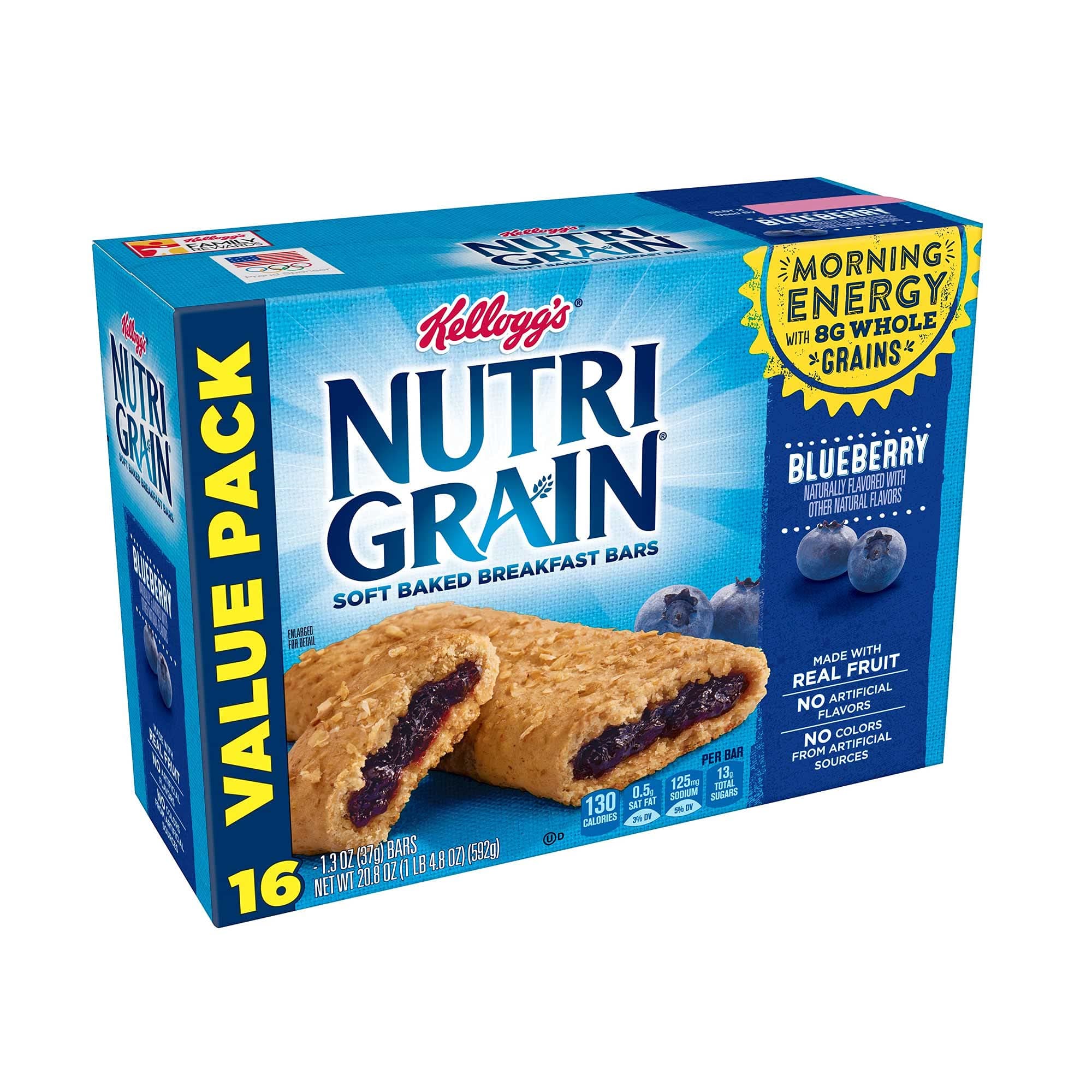 Nutri - Grain Blueberry Cereal Bar - 16 Pack