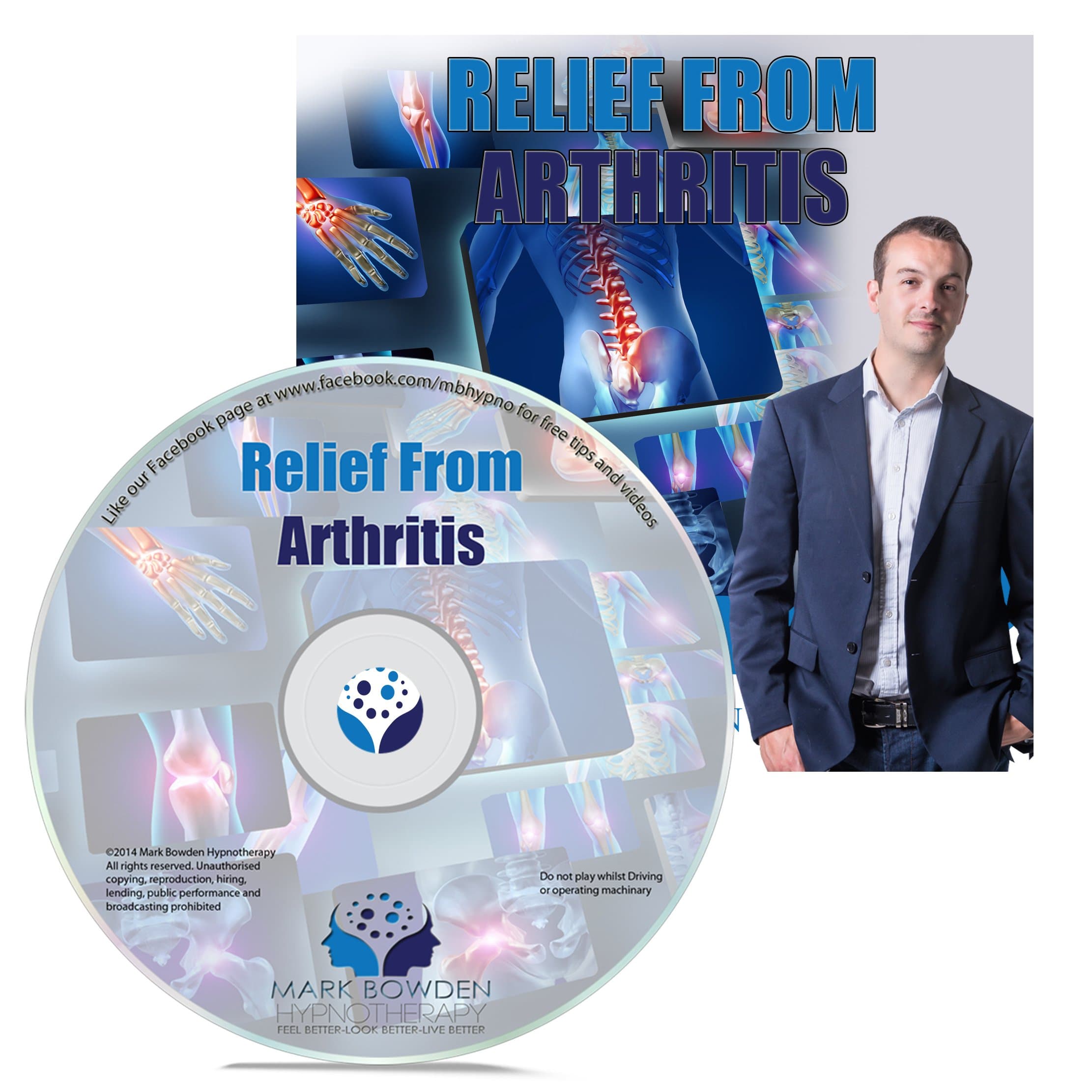 Relief From Arthritis Hypnosis CD / MP3 & App (3 in 1 Purchase) - Alleviate Arthritis Pain the Natural Way - Natural Treatment for Stiffness and Pain Due to Osteoarthritis