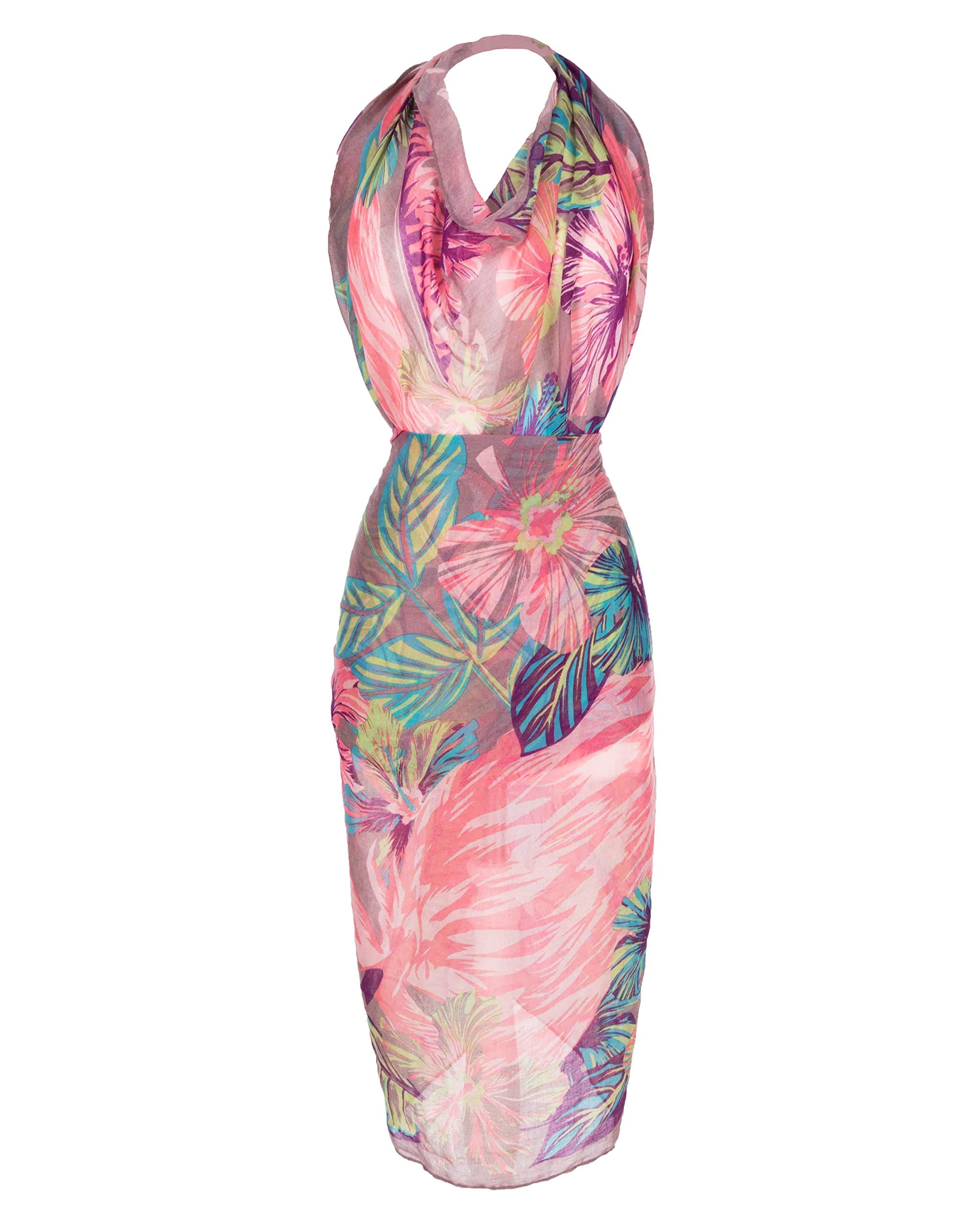 Powder Flamingo Sarong