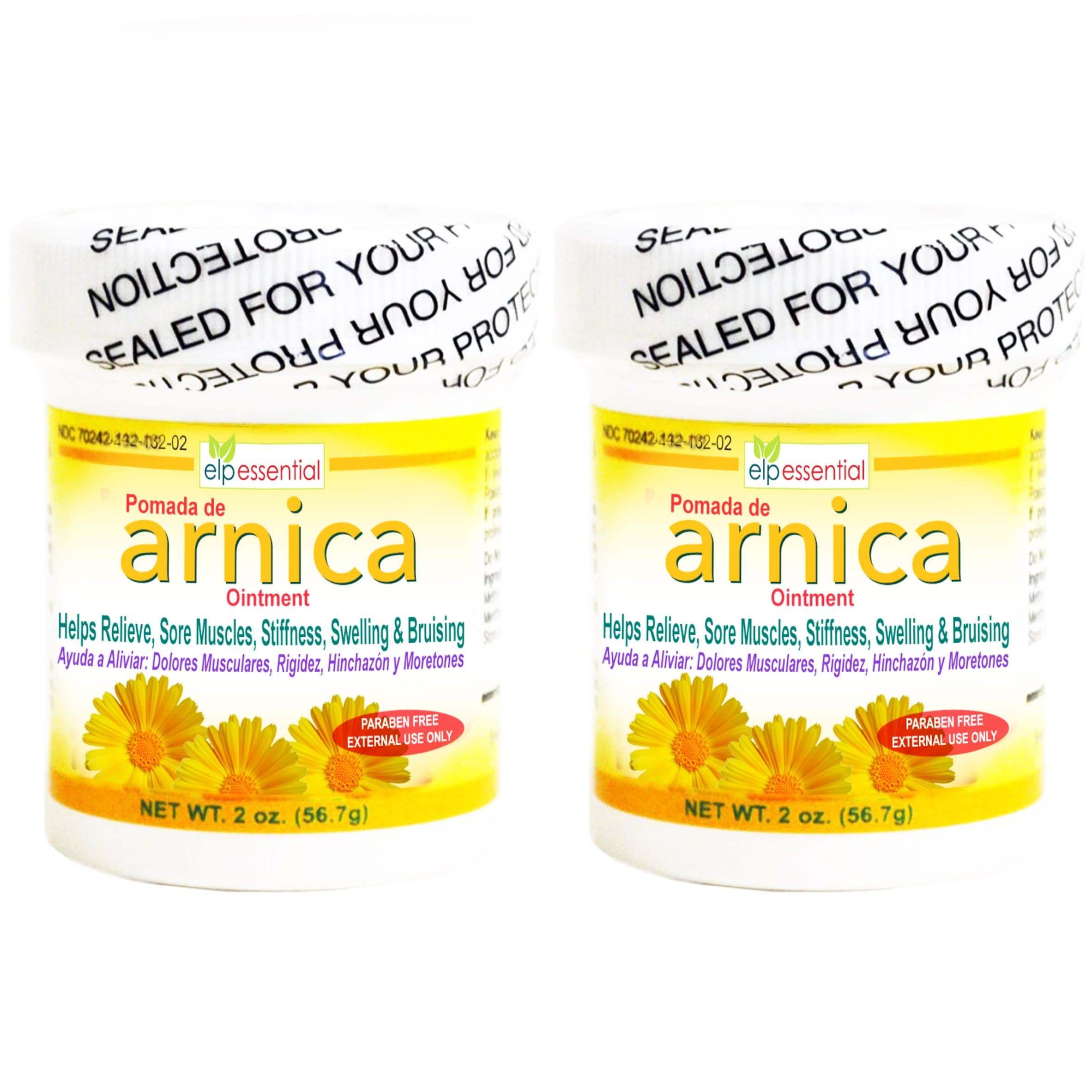 ELP ESSENTIALArnica Ointment Pomade 2 oz - 2 Pack