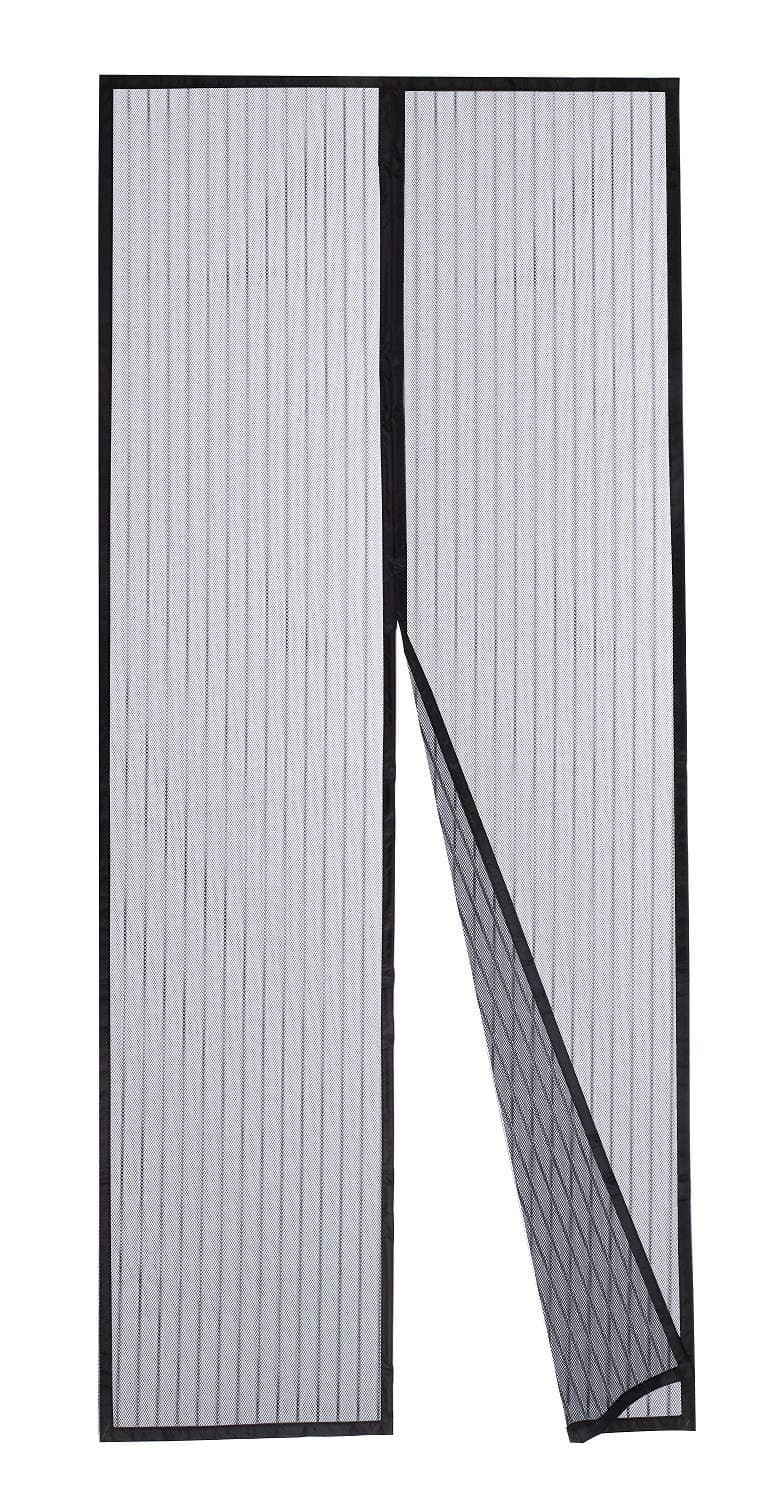 DOOREASY Magnetic Screen Optional Sizes Screen Door, Full Frame Loop Sewn Polyester Mesh, Add-on Magnets and Weight Bars, No Slightest Gap (Fits Doors Up To 28"x79")