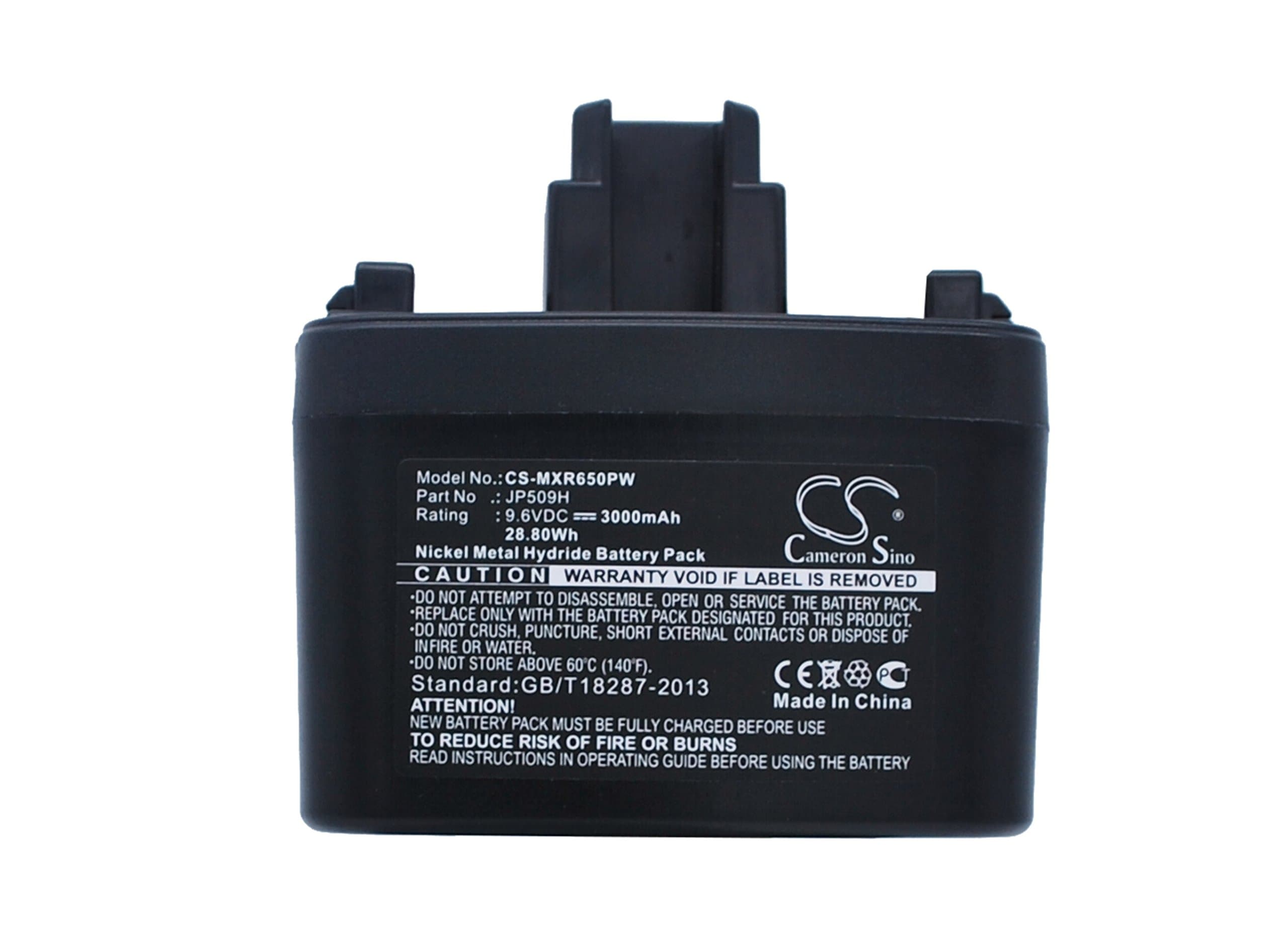 Battery Replacement for MAX REBAR RB650, RB650A, RB655 Part NO JP509H