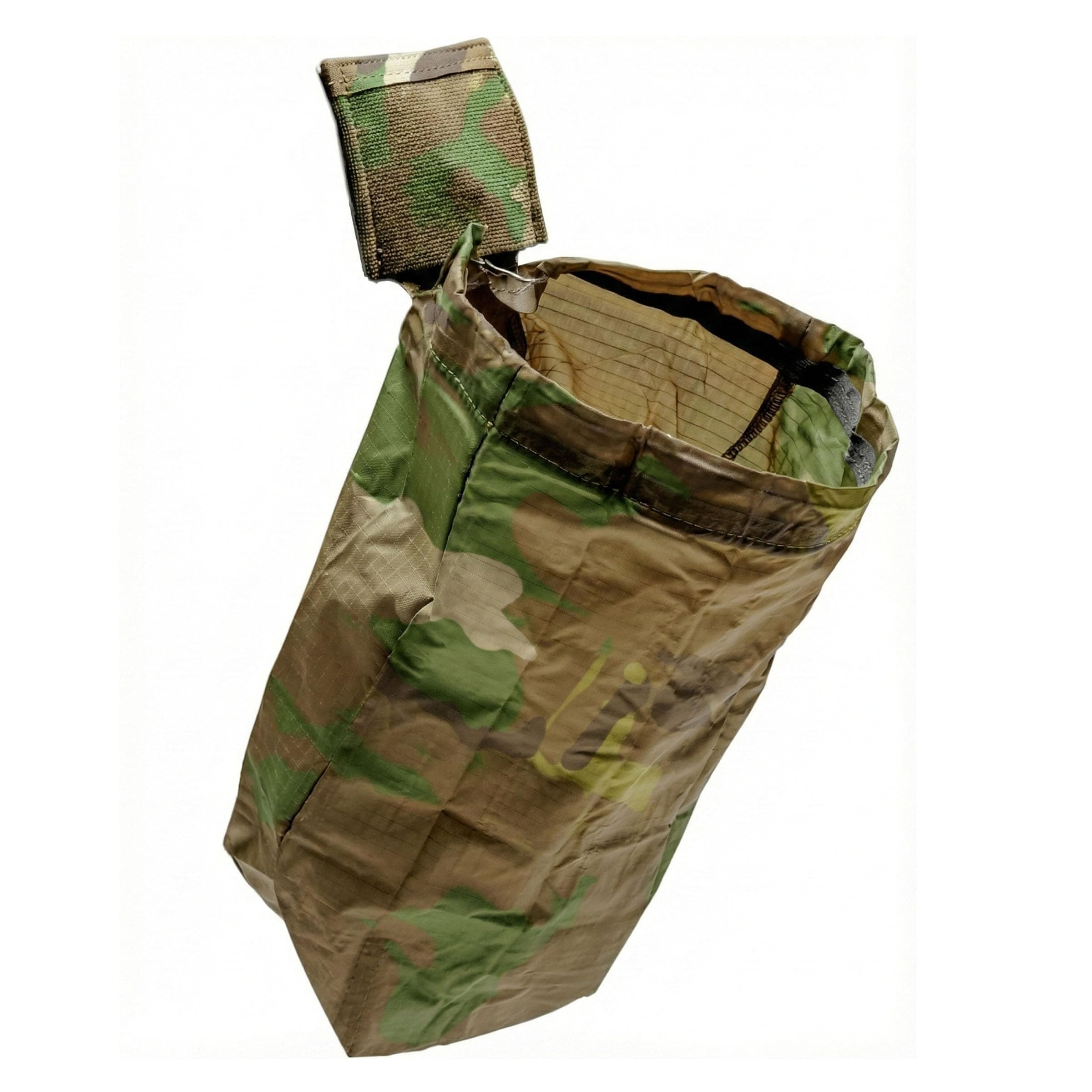 MOLLE Dump Pouch - Multipurpose Compact Utility Drop Bag - 3" L x 3" W x 3.5" H