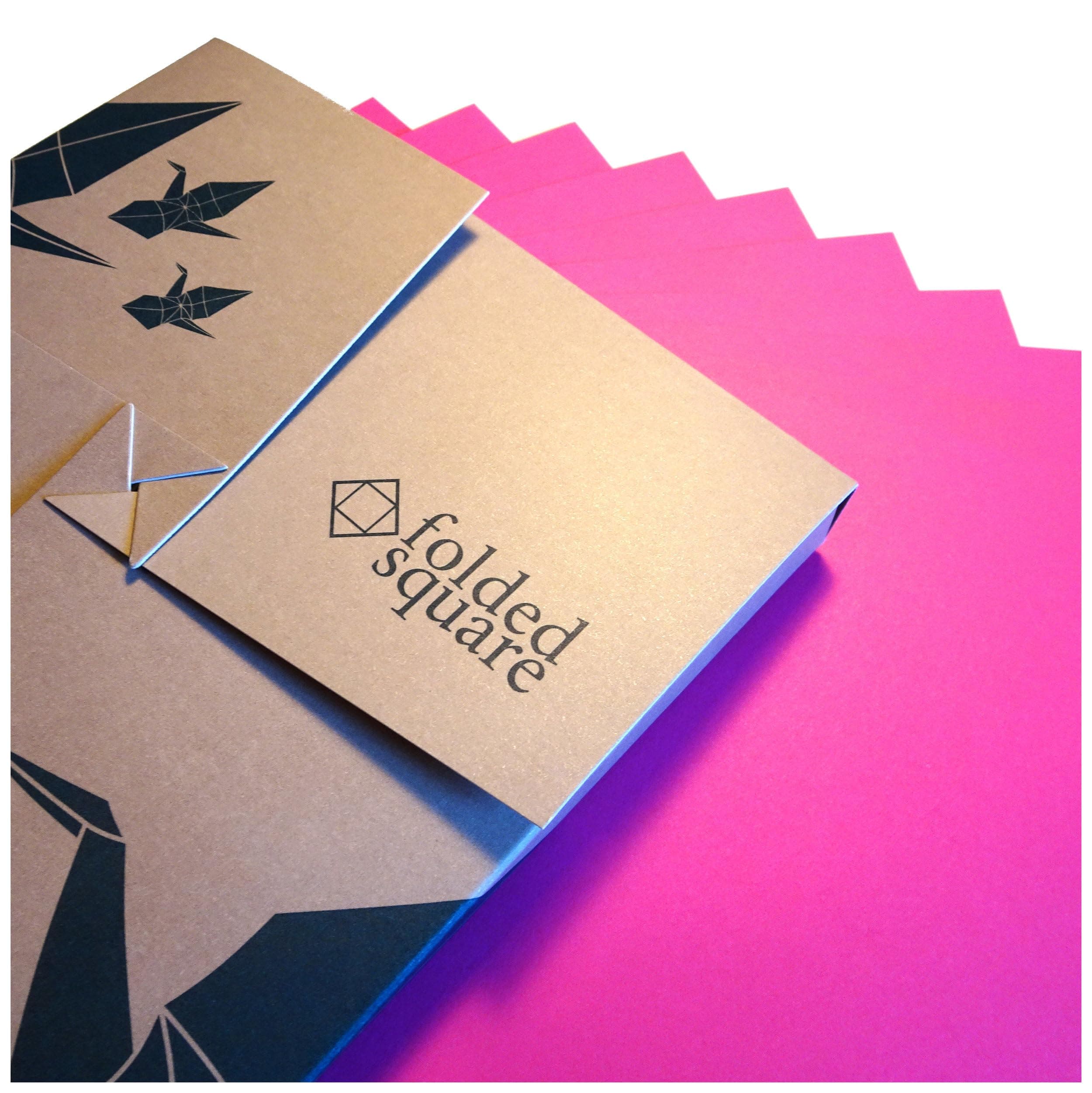 Euphoria Pink Origami Paper | 100 Sheets, 15cm Square