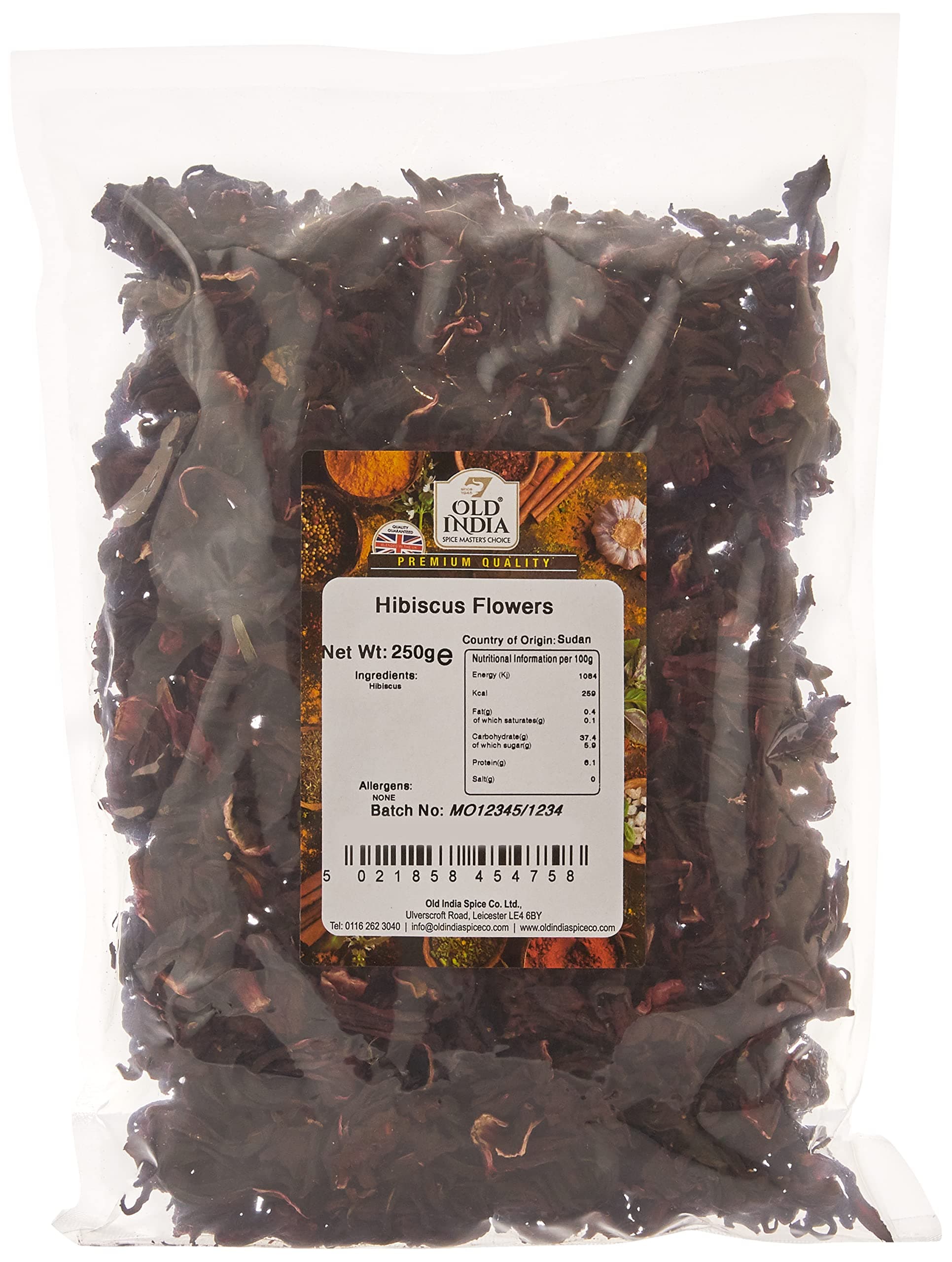 Old India Hibiscus Flowers 250g