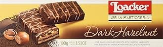 Loacker Gran Pasticceria Dark Hazelnut Chocolate Biscuits 100 g (Pack of 3)