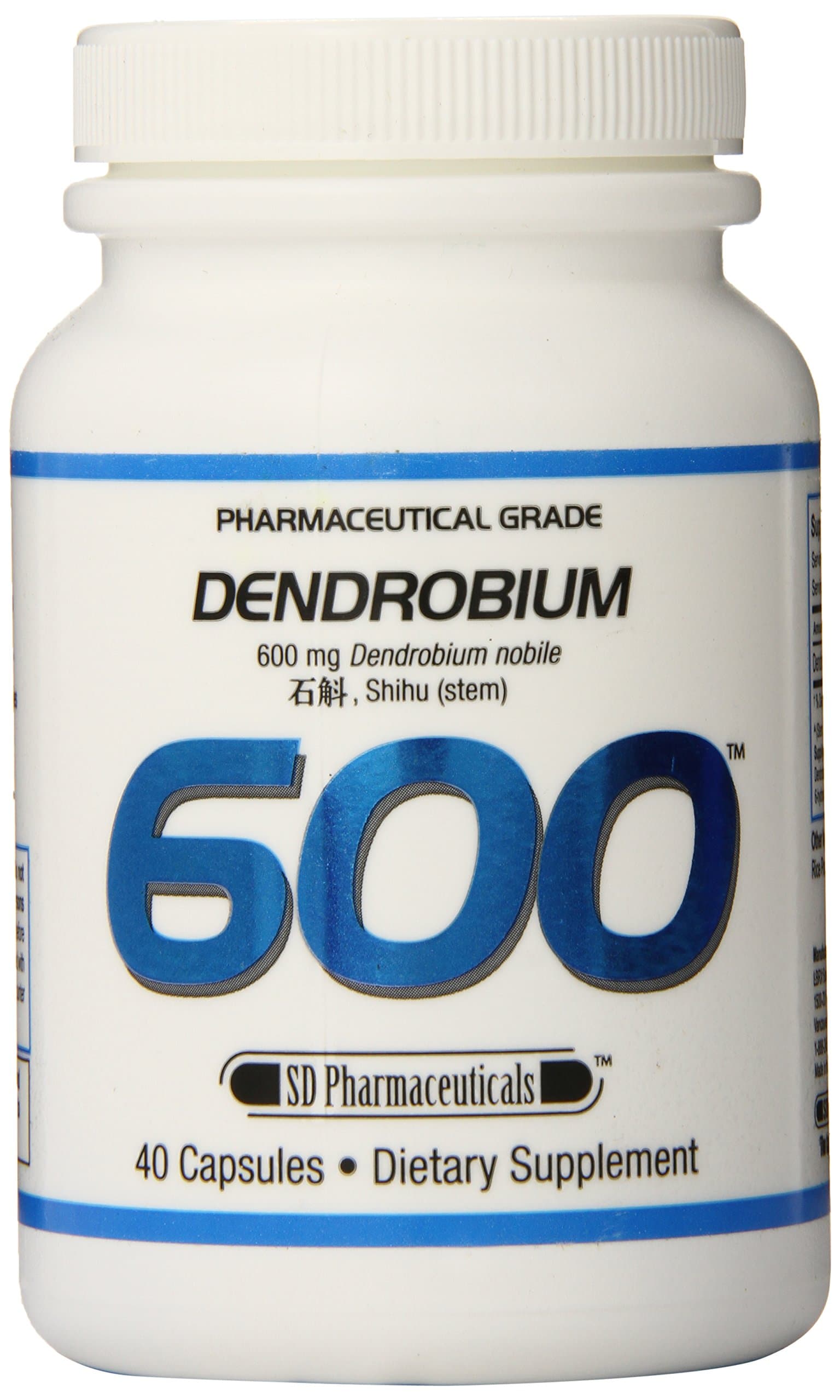 Dendrobium 600 Shihu Capsules, 40 Count