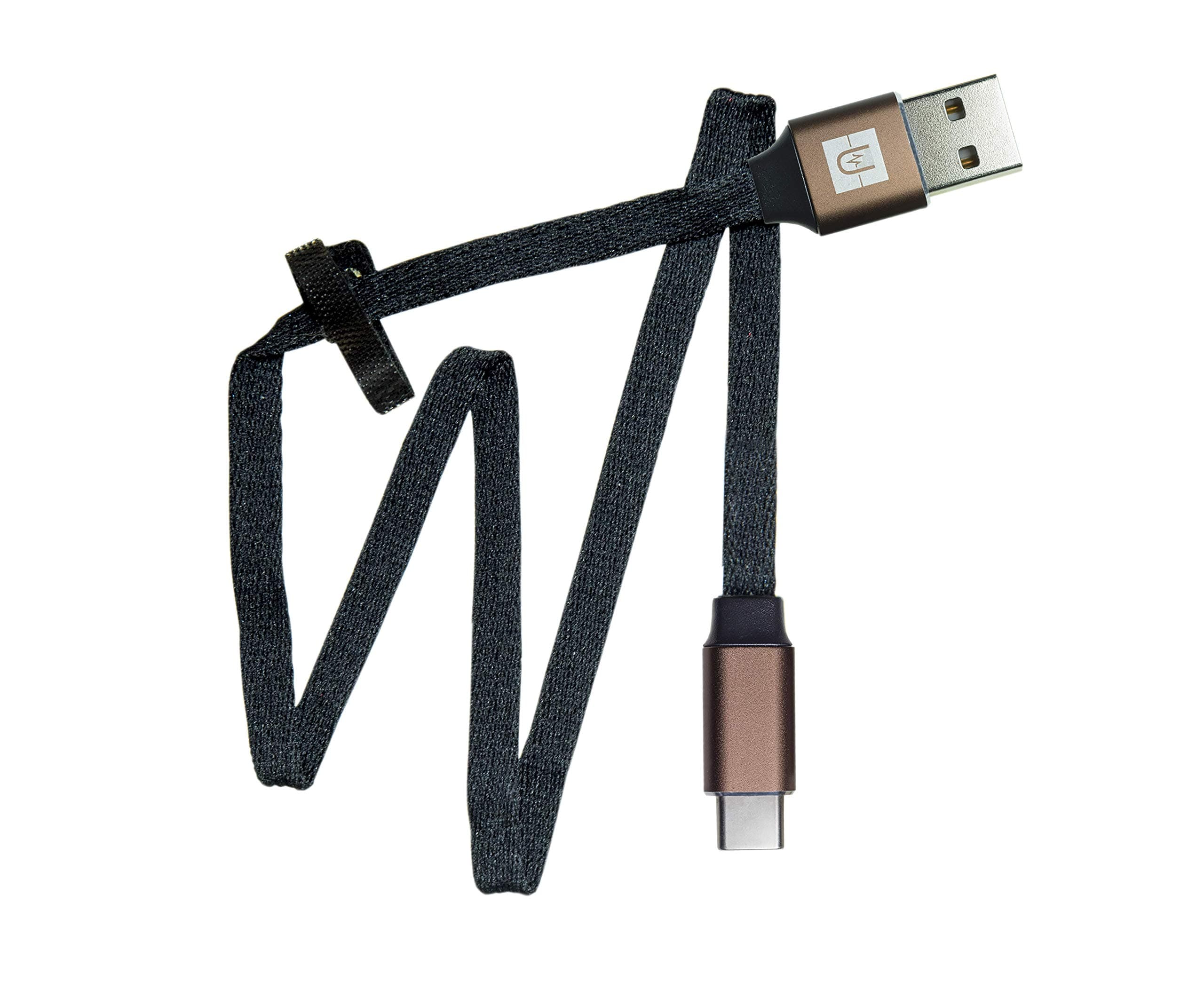 [3.3ft / 1M] Innopulse Type C to USB 2.0 Flat Fabric Cable, High Durability, The Real Stress-Free Type C Cable for Android and Many More Other Devices.