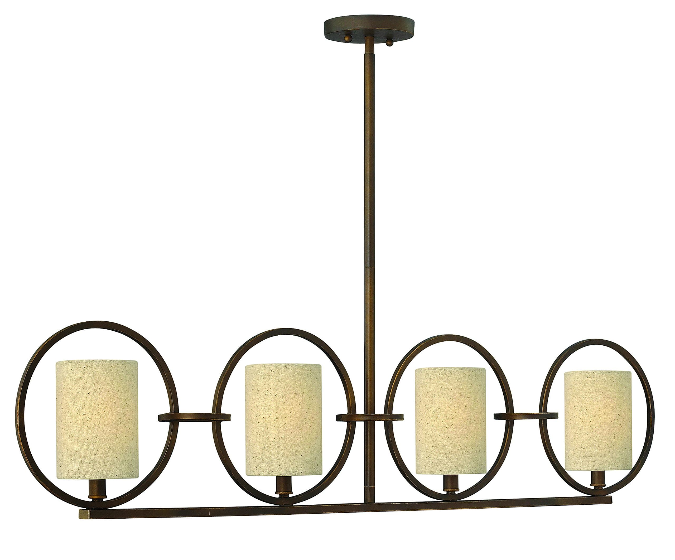 Fredrick Ramond FR42402BRC Four Light Chandelier