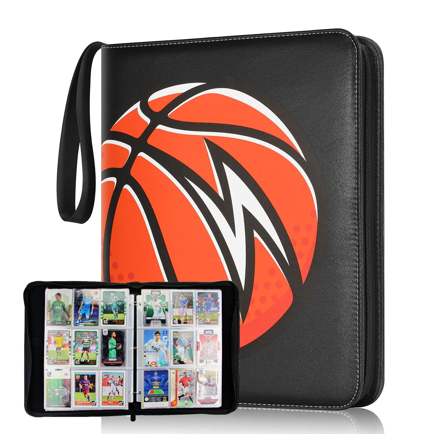 𝟮𝟬𝟮𝟰 𝙐𝙥𝙜𝙧𝙖𝙙𝙚 PACKAPRO 9-Pockets Basketball Card Binder for Trading Cards with 50 Sleeves Not Included Cards 900 Pockets Album Card Holder Protectors for Panini Star Cards NBA Cards