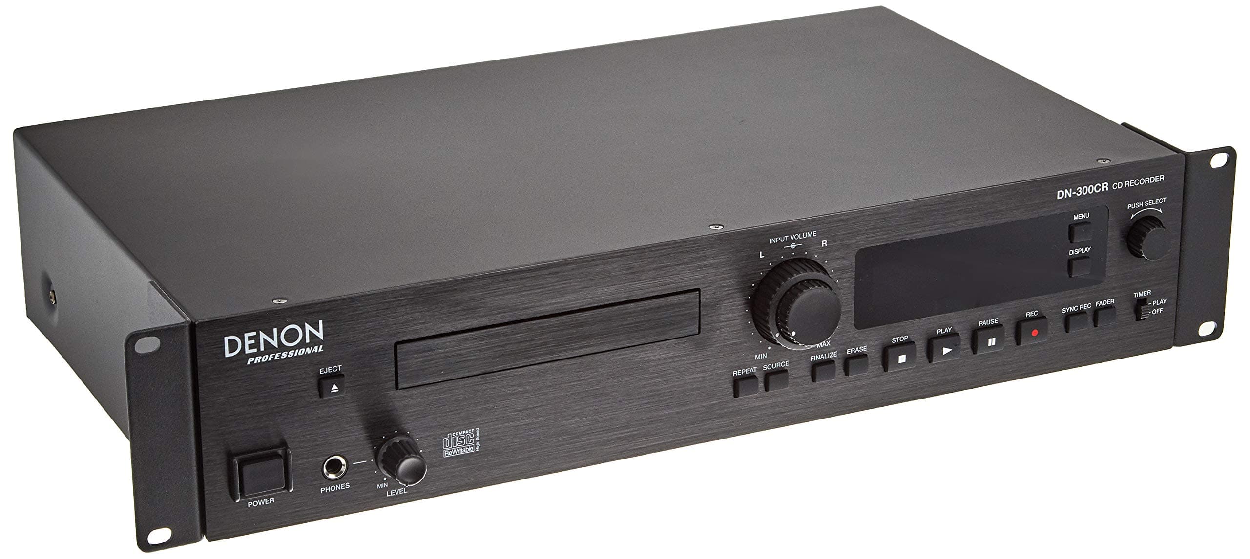 Denon Professional DN-300CR | Rackmount Professional CD recorder / Player with Rugged Tray Transport