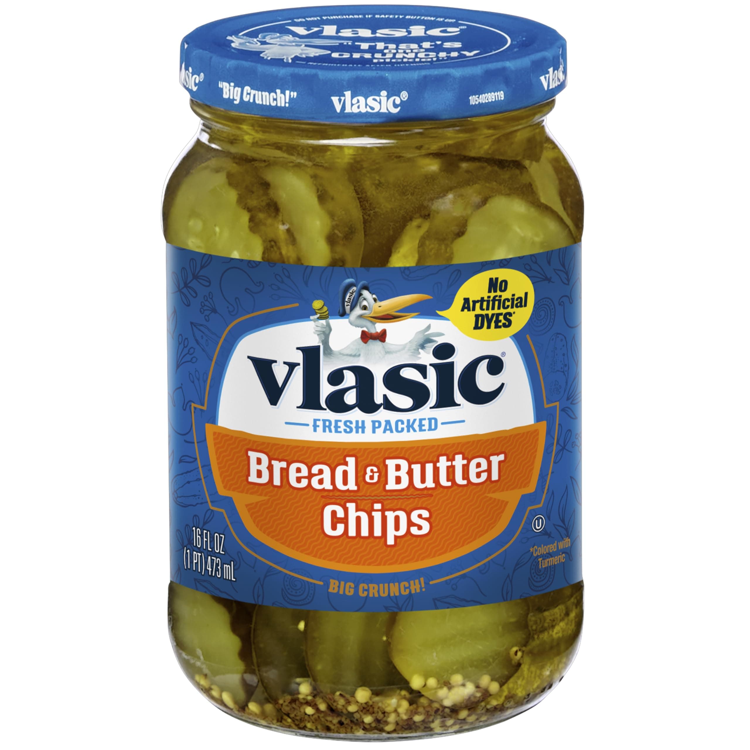 Vlasic-Bread & Butter Pickle Chips 16 OZ