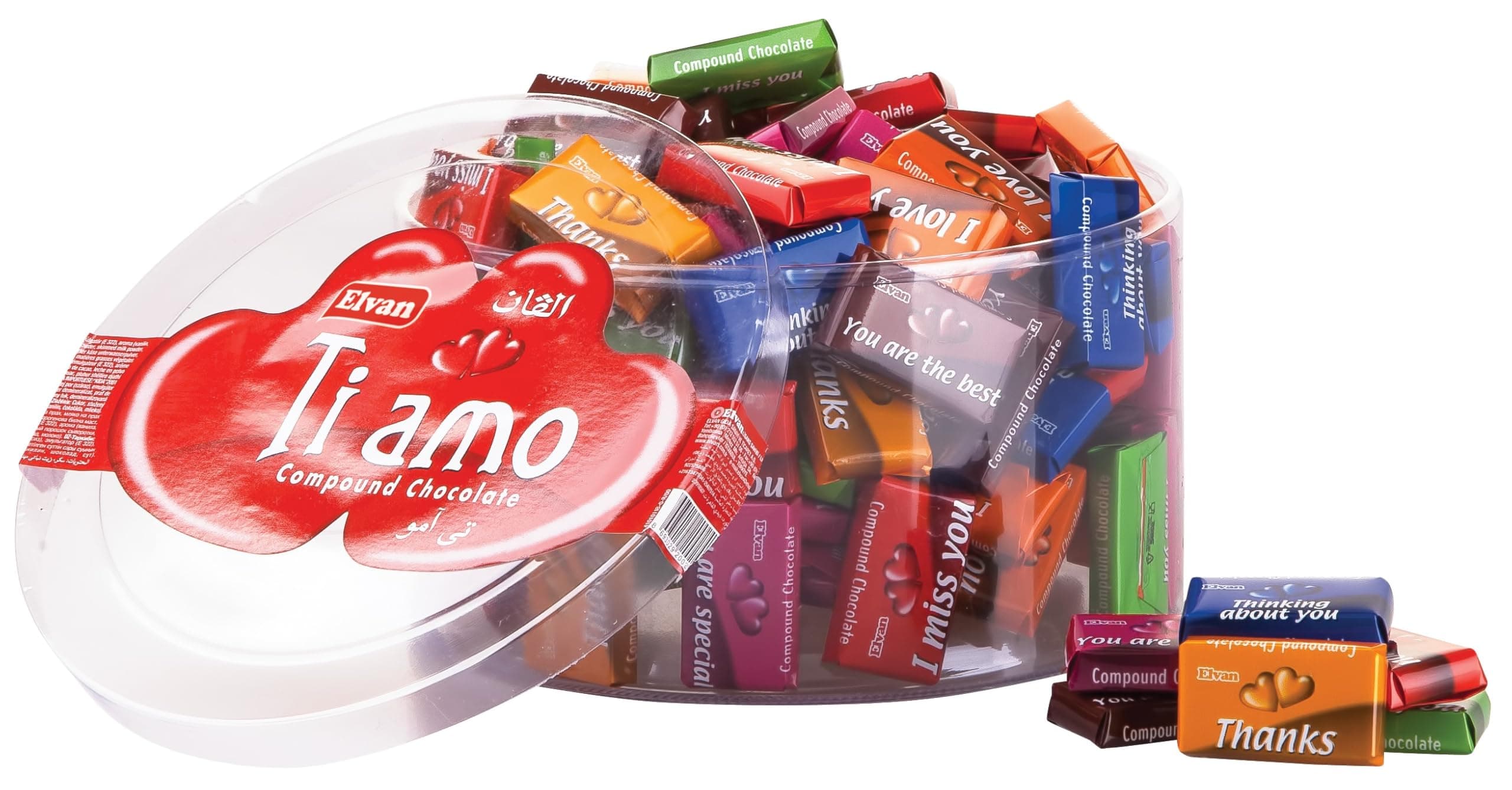 Elvan Ti Amo Compound Chocolate, 450 gm