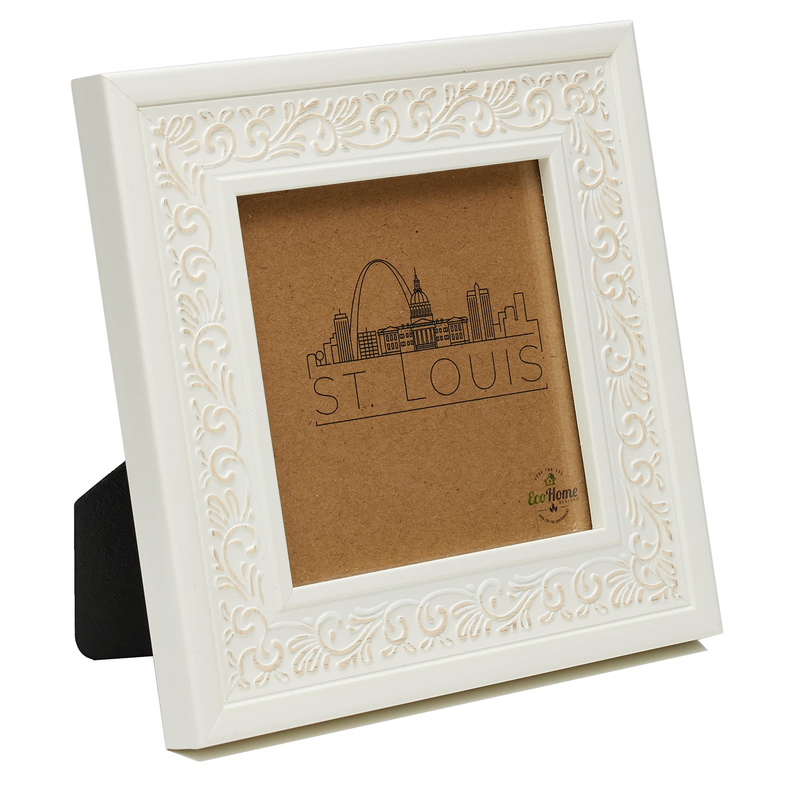 EcoHome 4x4 Picture Frame White - Mount Desktop Display, Instagram Prints Frames