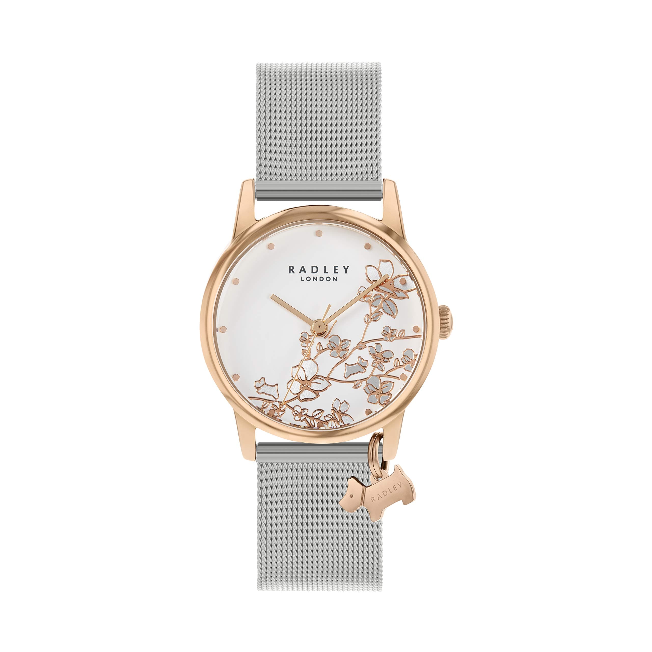 – Ladies Silver Mesh Strap Watch RY4399
