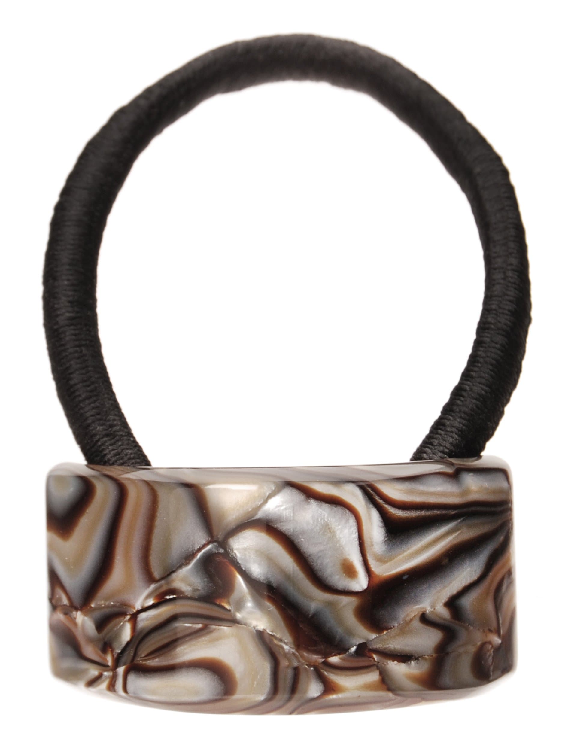 Rectangle Ponytail Holder - Onyx