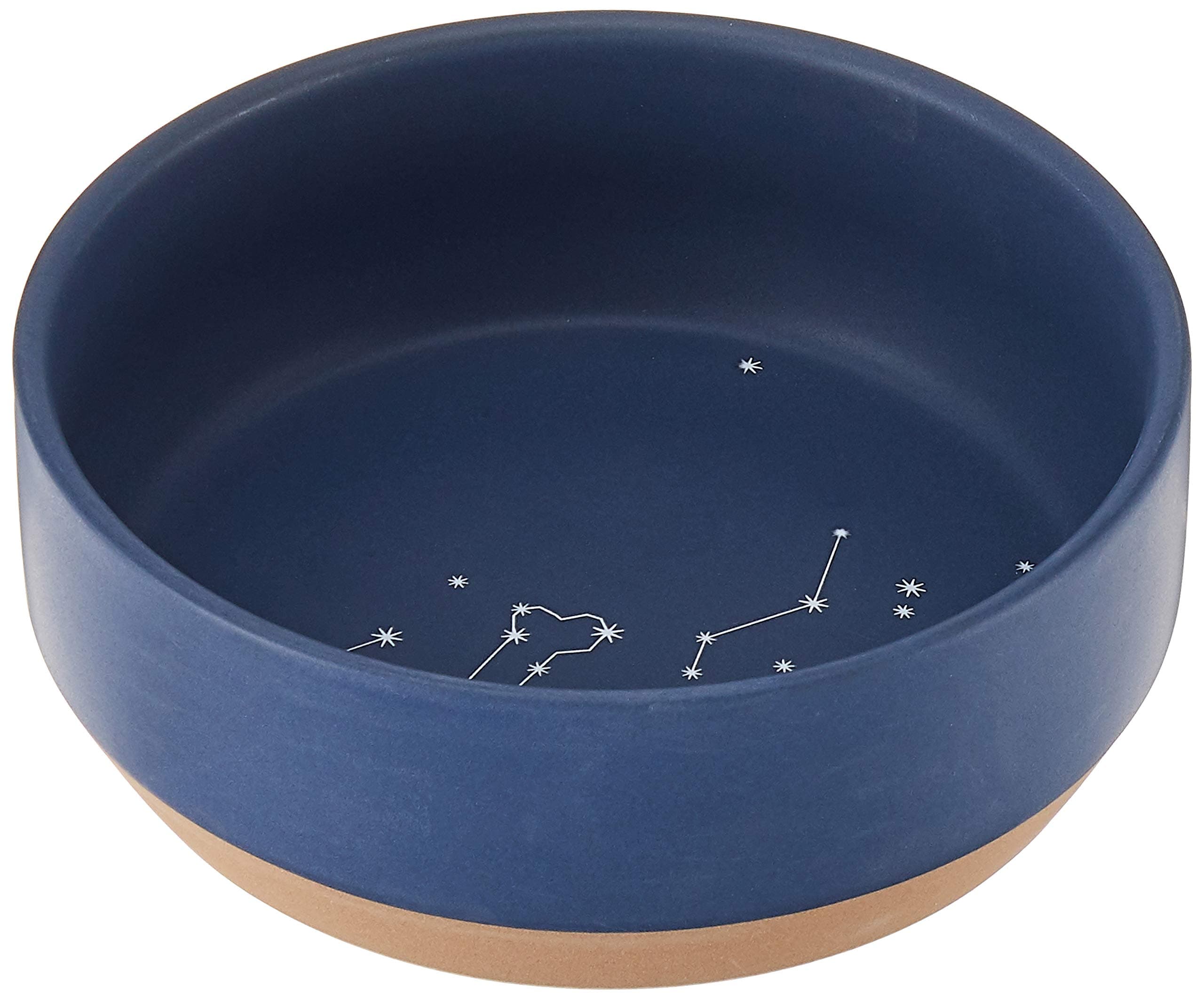 Fringe Studio Stoneware Pet Bowl, Medium, Celestial (479007)